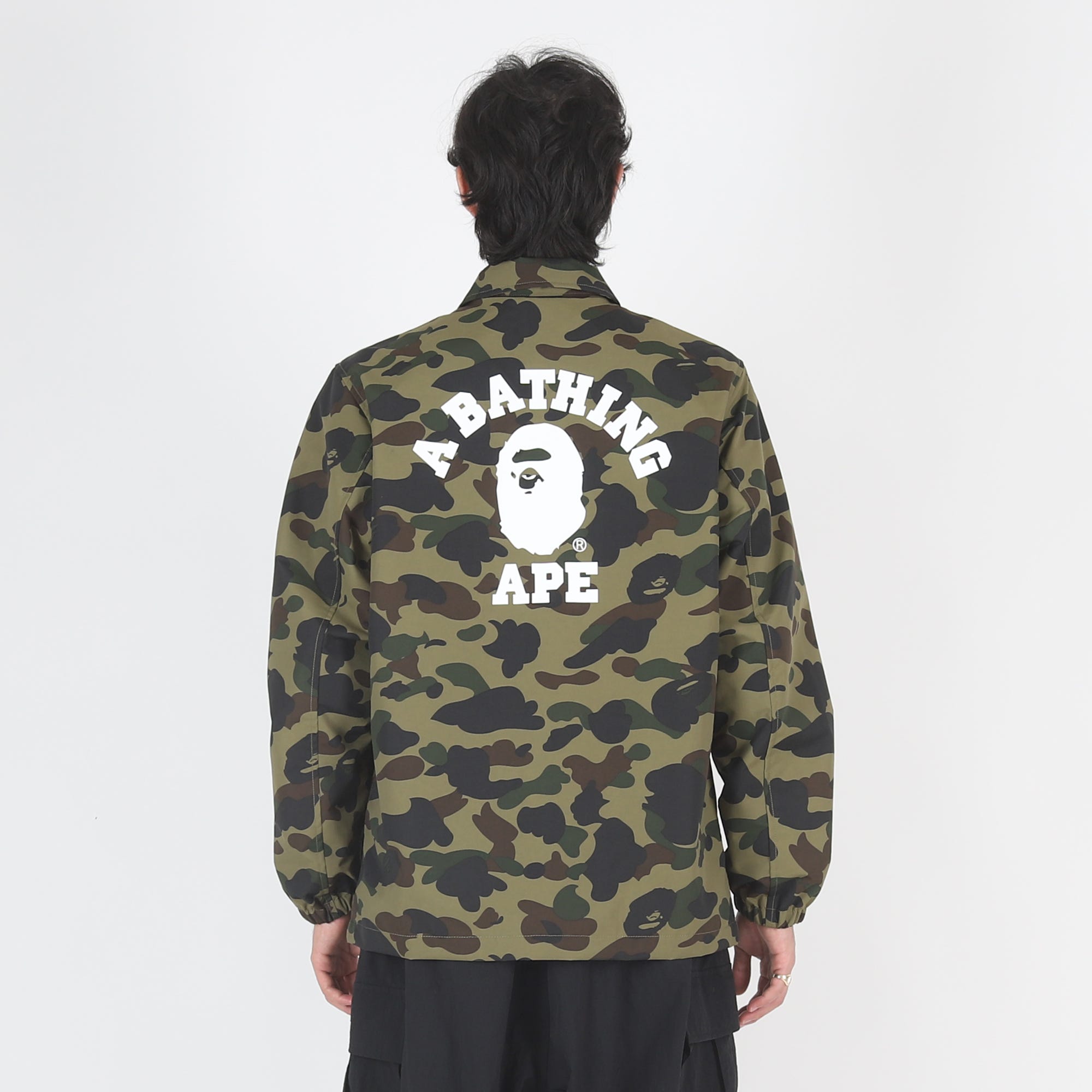 Bape camo coach jacket deals