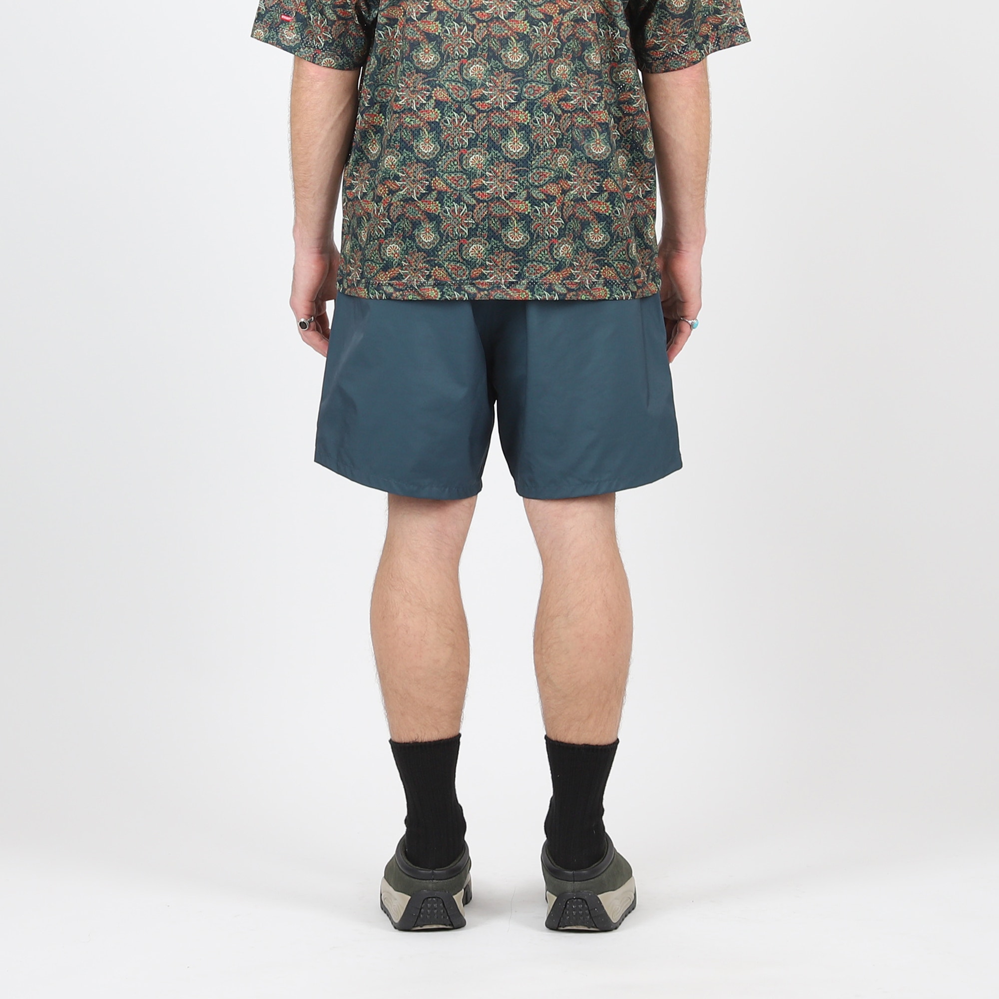 Iridescent Tang Pang Shorts - Green product photo