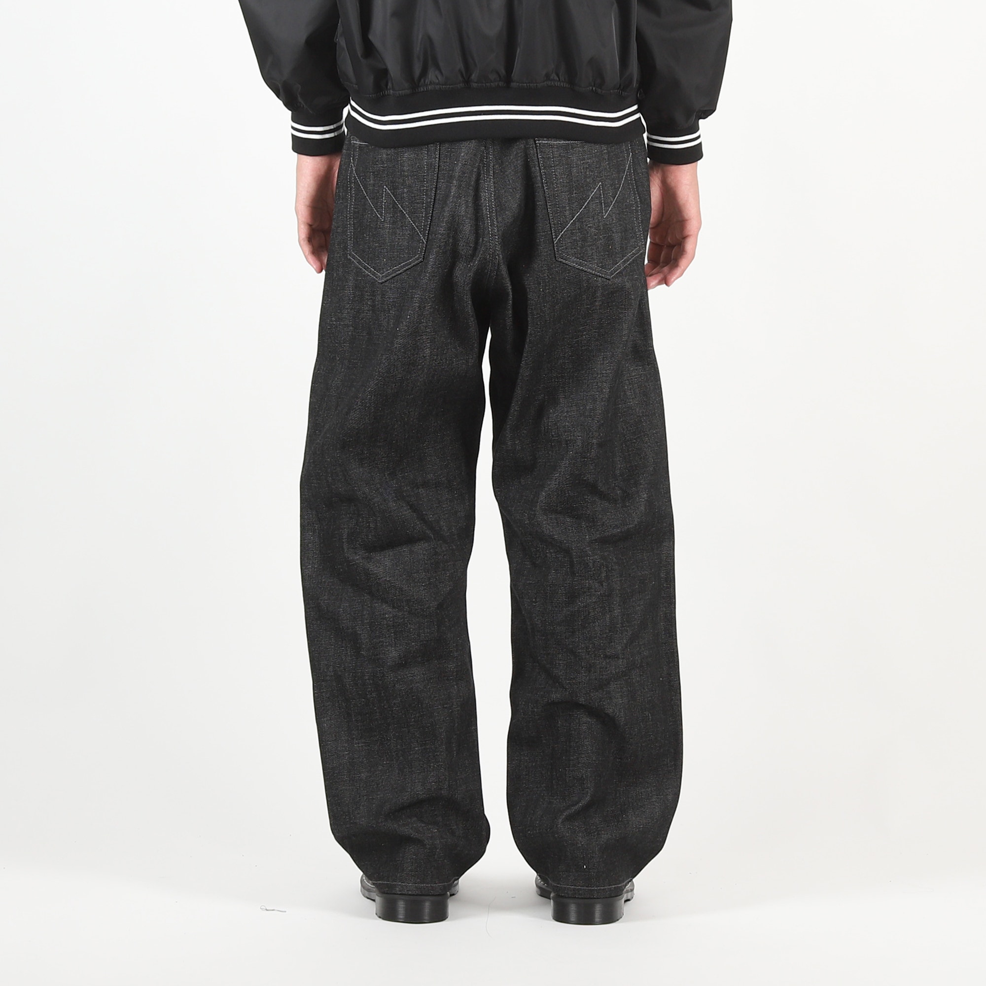 Rigid Denim DP Wide Pants - Black product photo