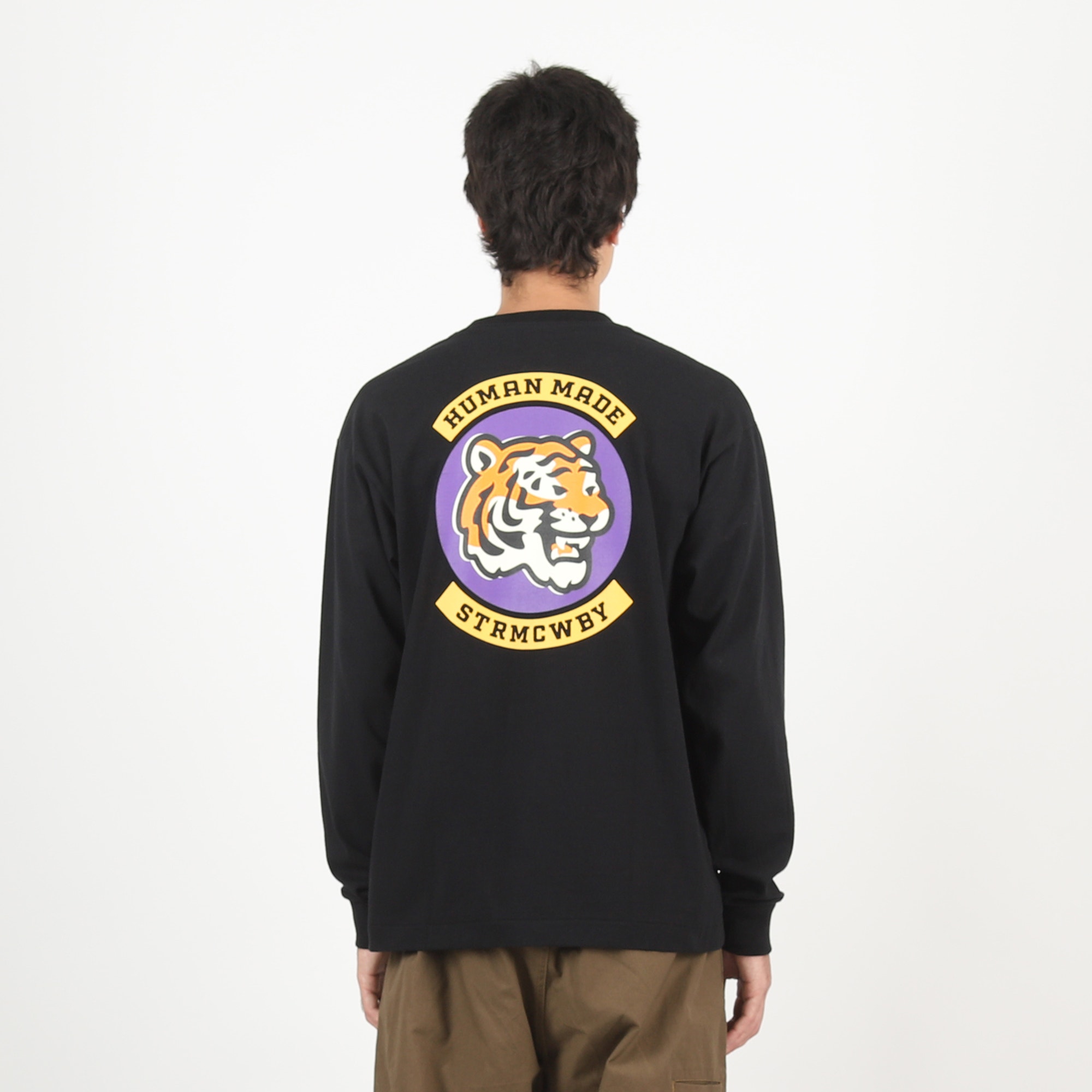 Graphic L/S T-Shirt - Black product photo