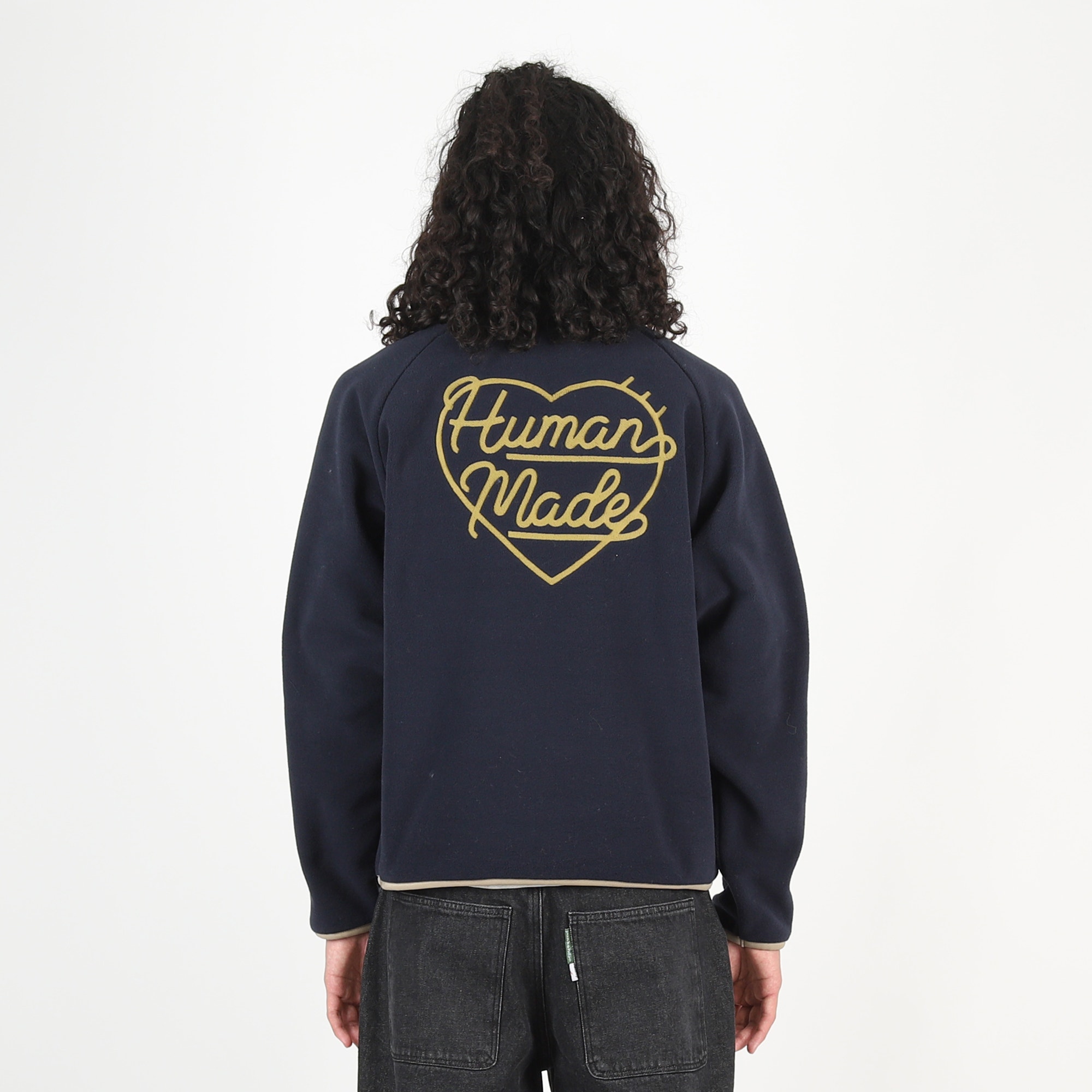 Fleece Half Zip Shirt - Navy product photo