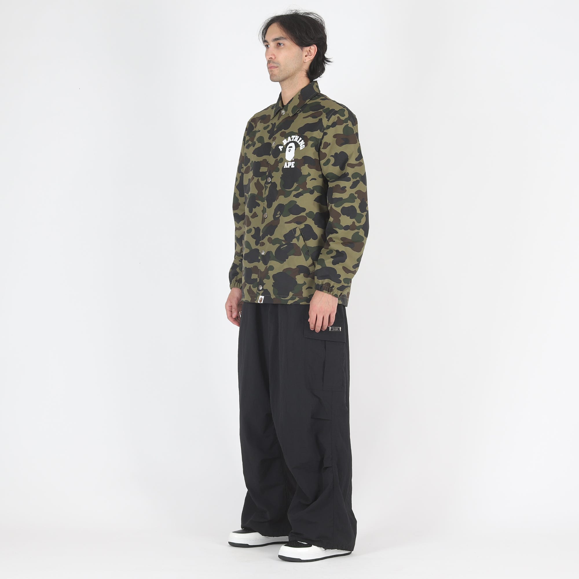 Bape green camo jacket sales