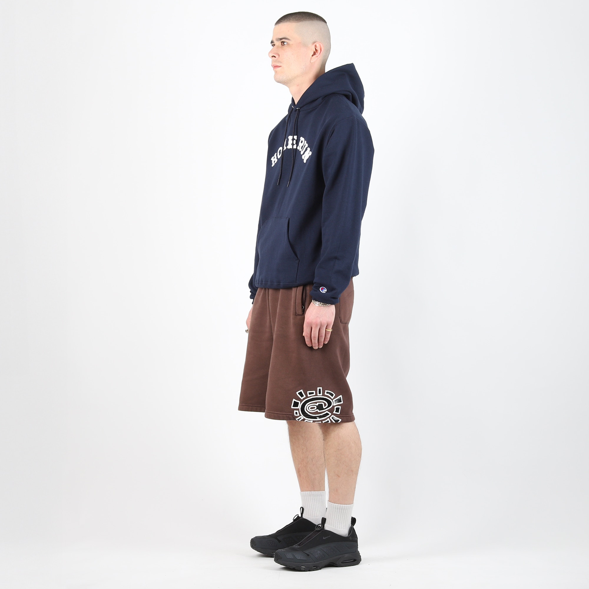 Arch Logo Hoodie - Navy product photo