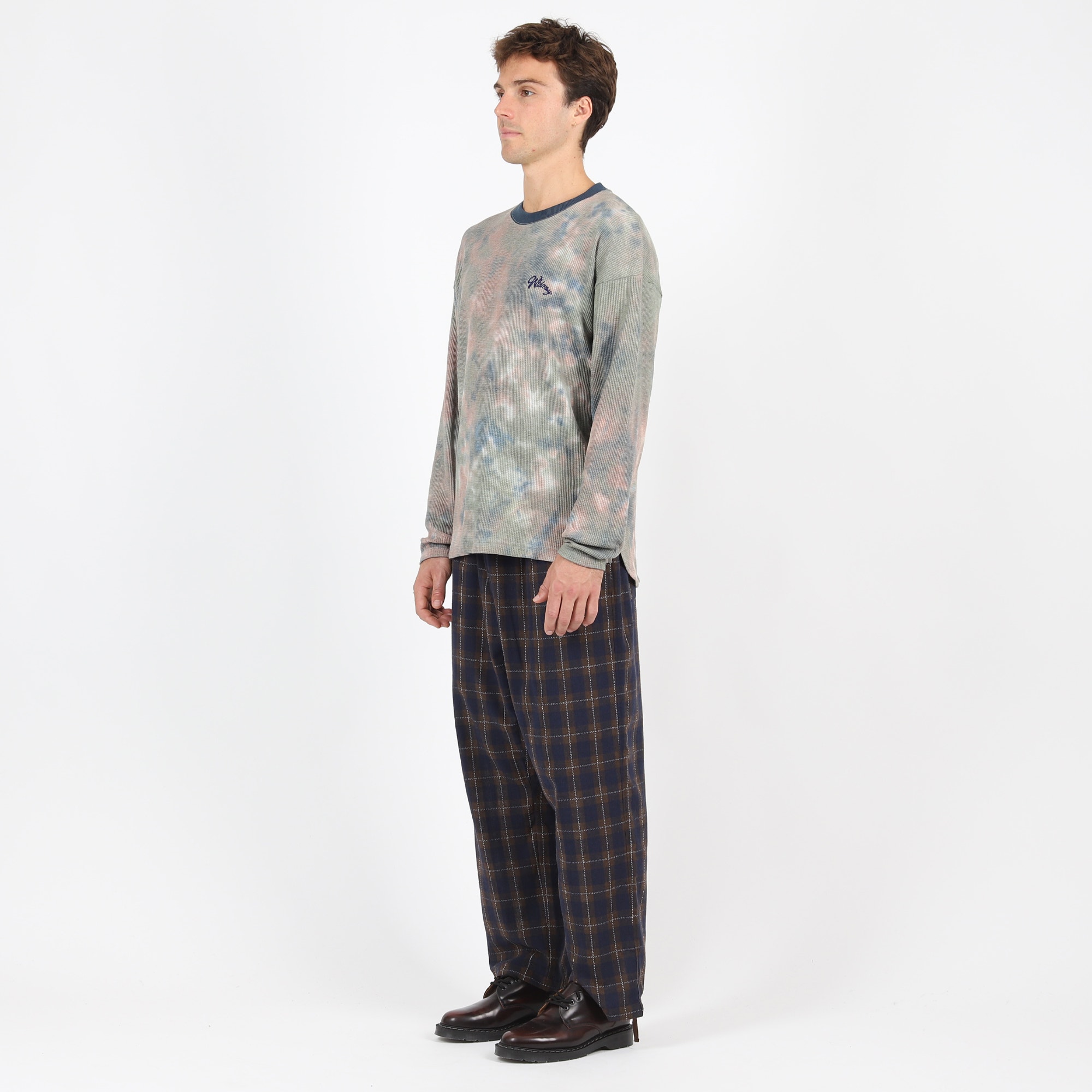 Tie Dye Thermal - Olive product photo