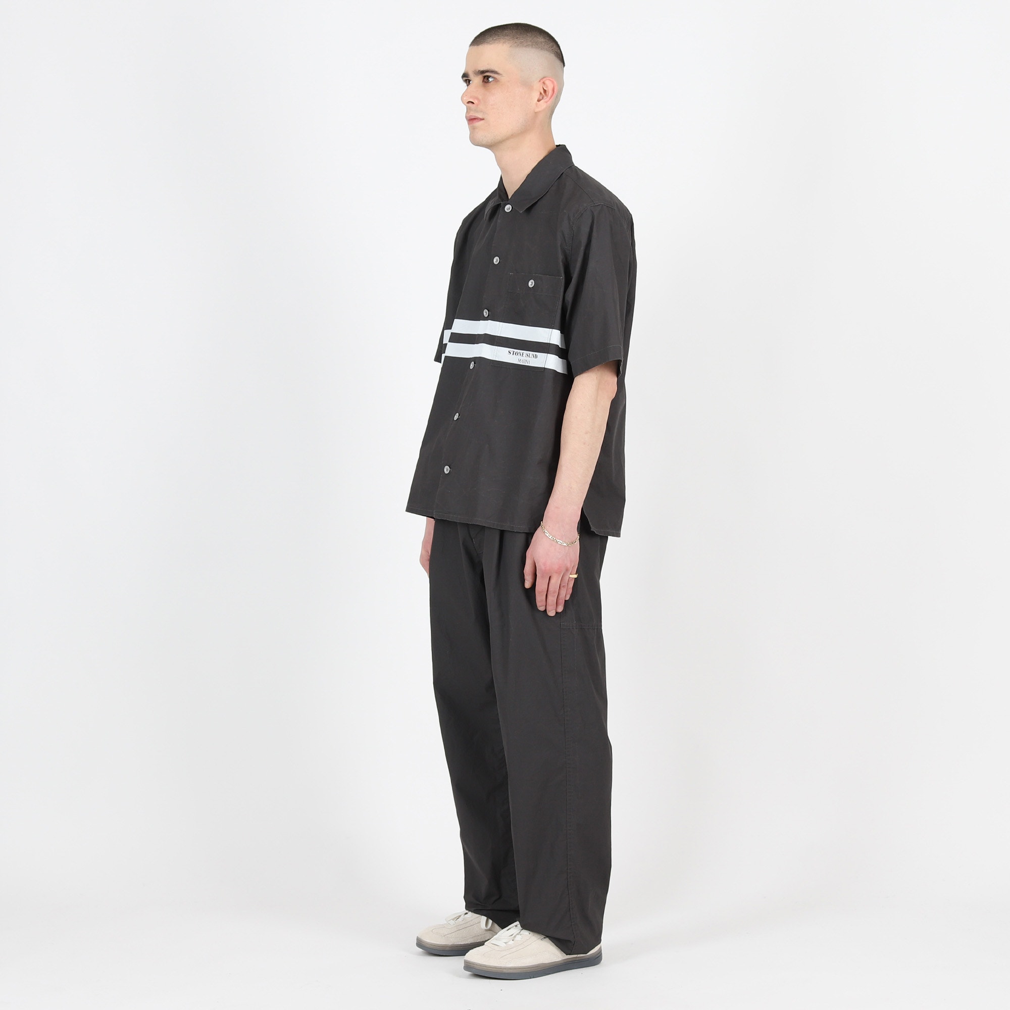 110X3 Overshirt - Charcoal product photo