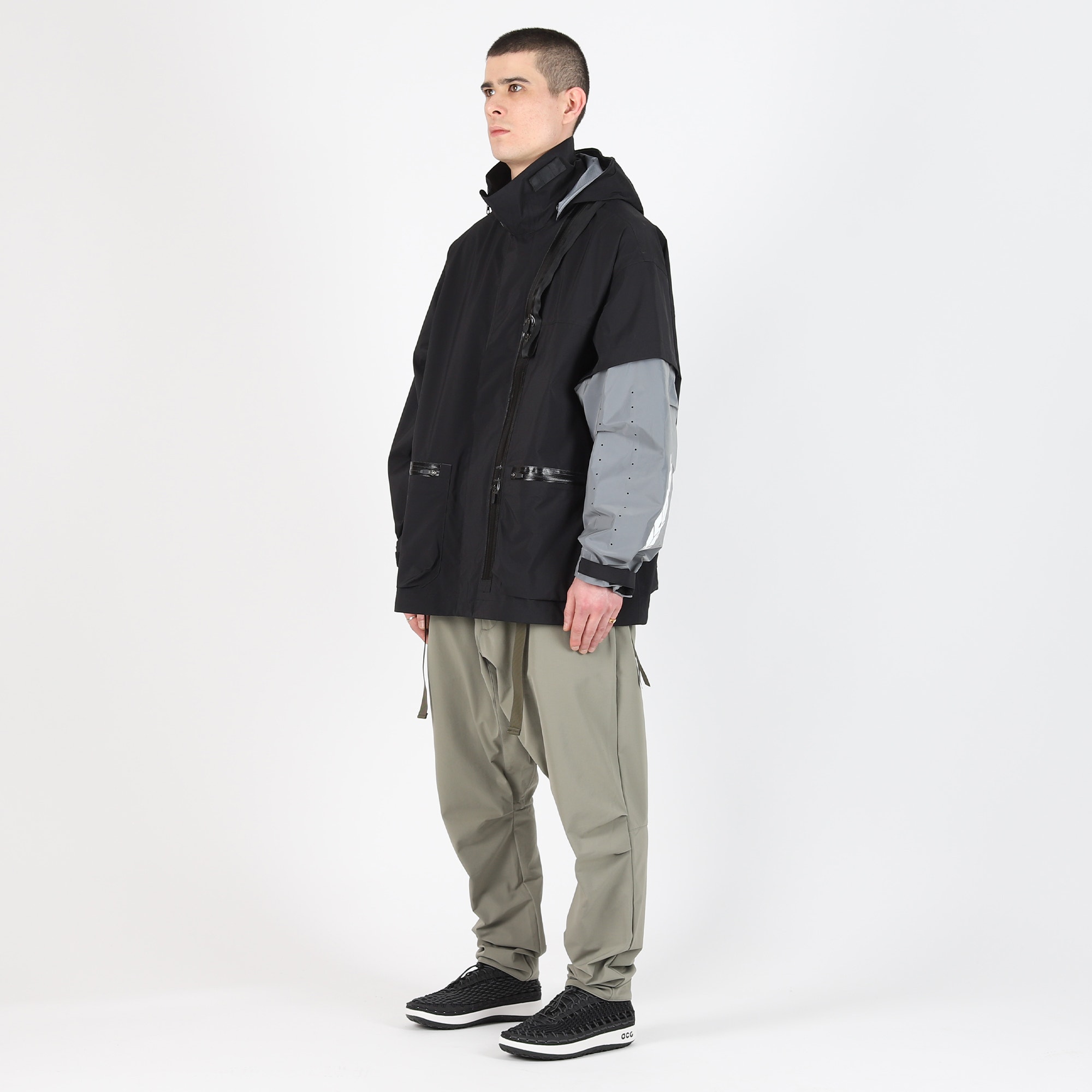 Schoeller Dryskin Drawcord Trousers -Alpha Green product photo