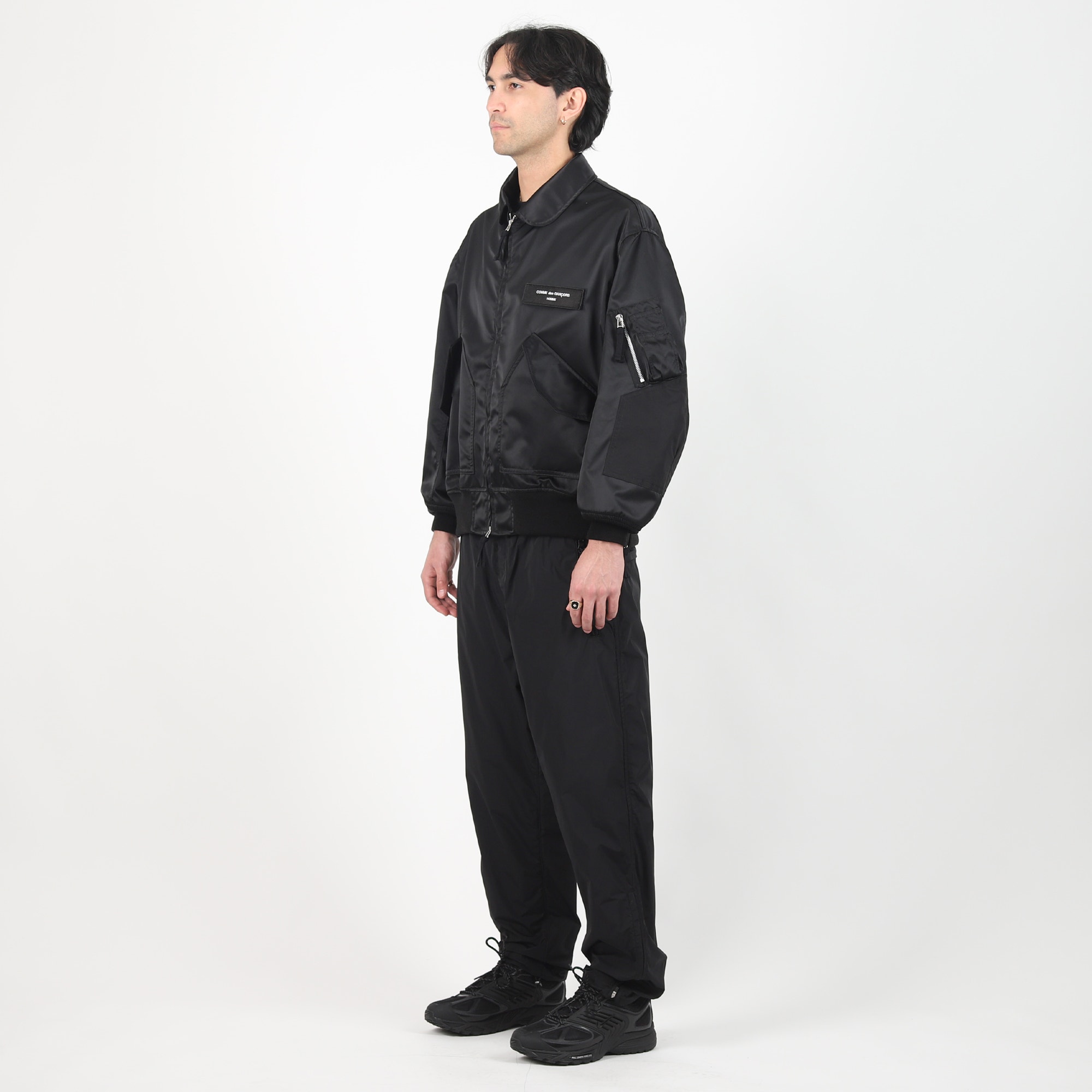 Nylon Taffeta Pant - Black product photo