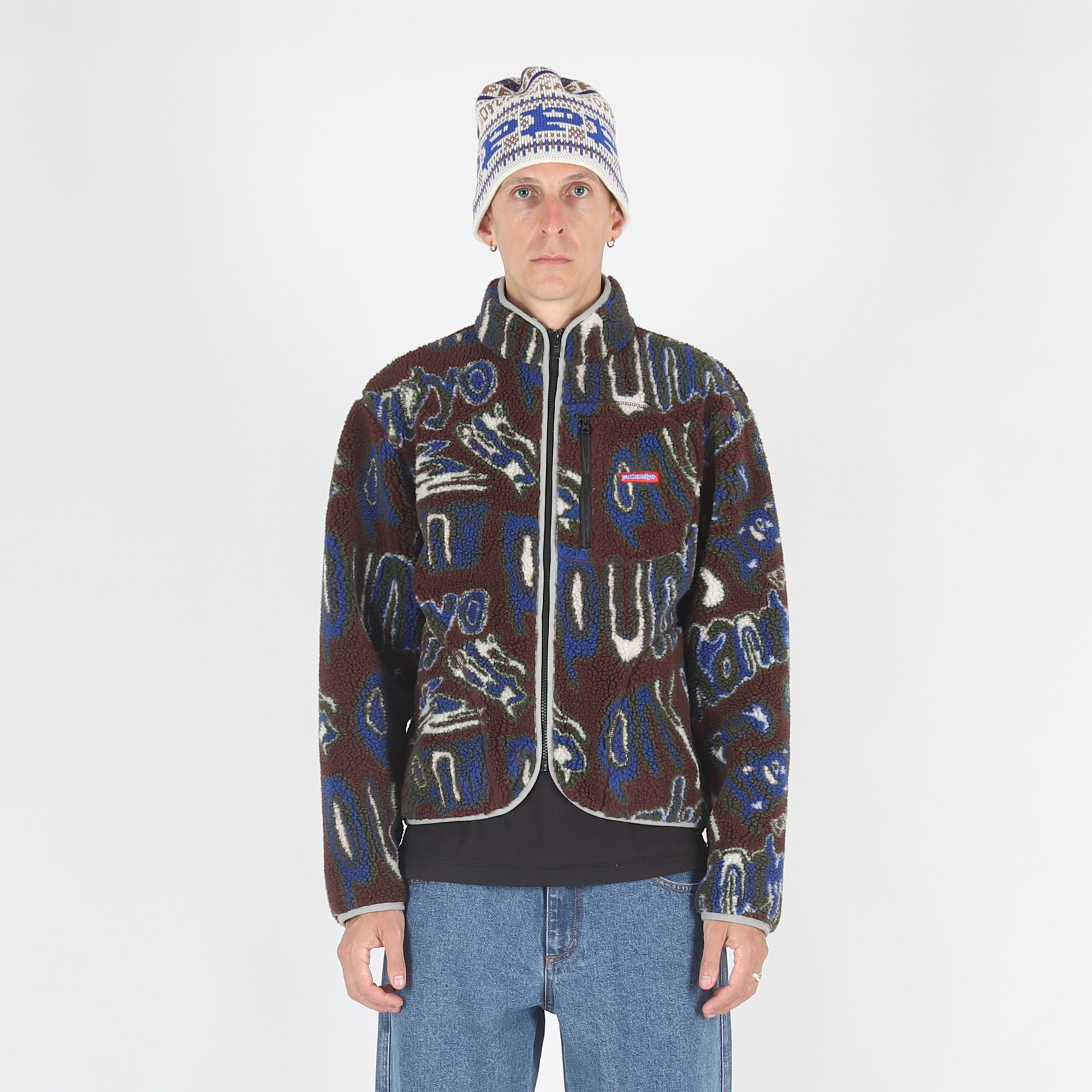 Blur Polar Fleece - Brown product photo