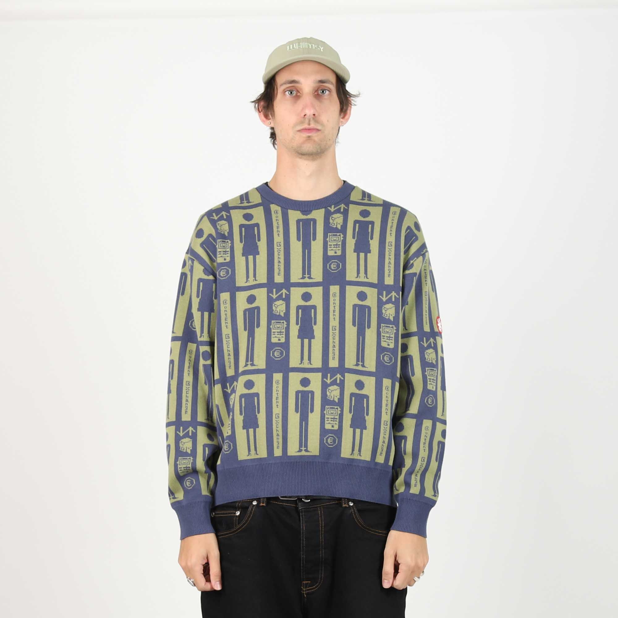 Content Exchange Knit - Navy product photo