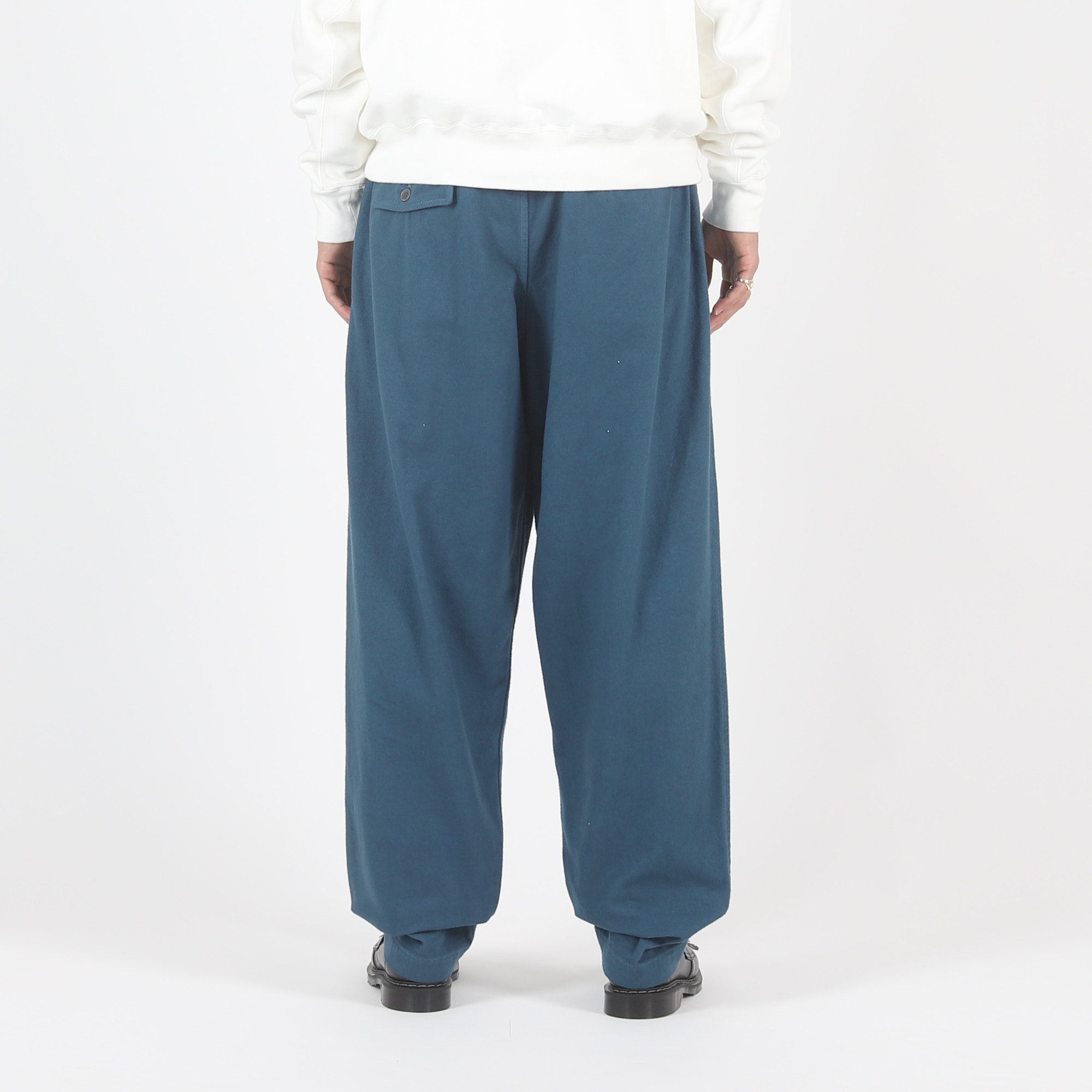 Overdye Two Tuck Pants - Blue product photo