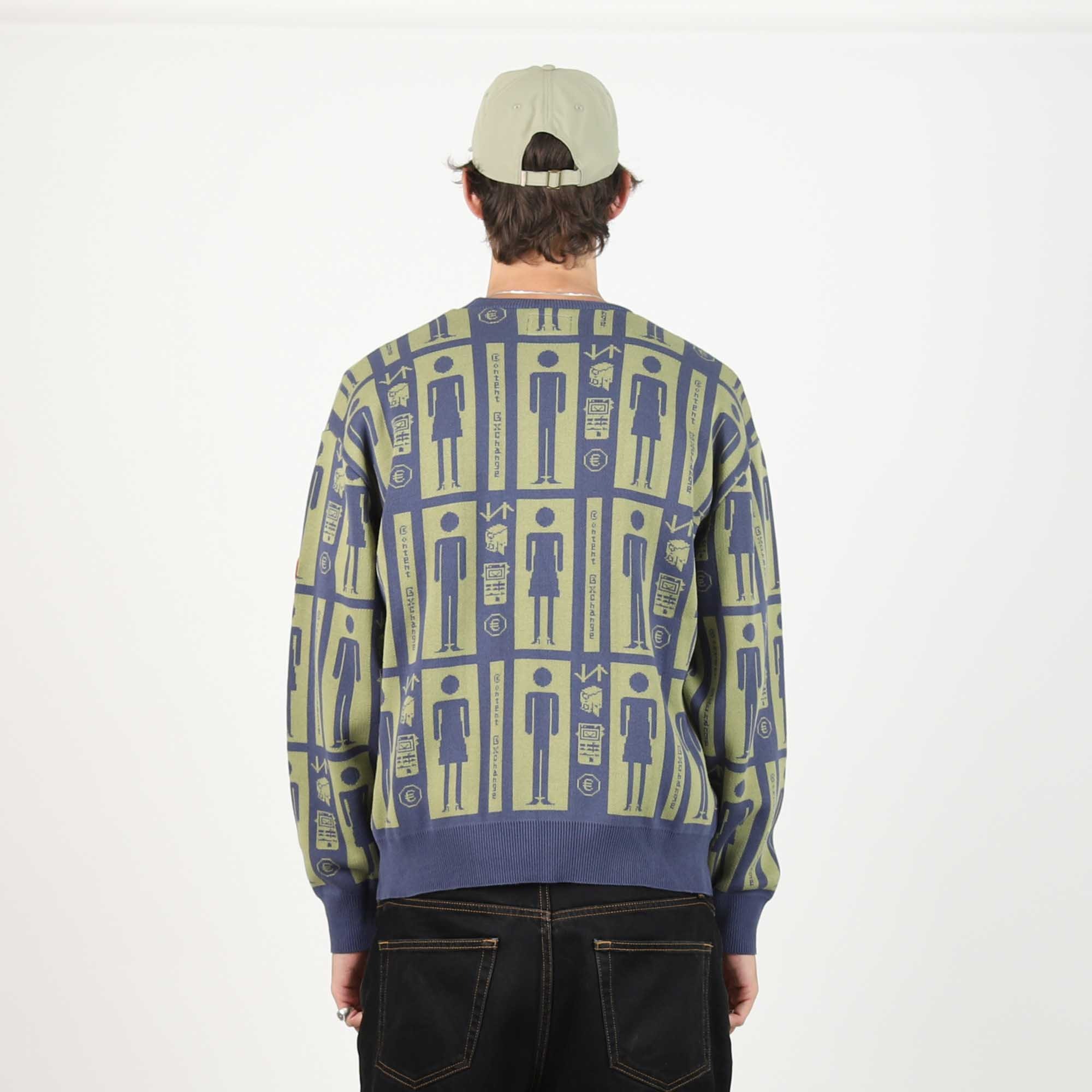 Content Exchange Knit - Navy product photo