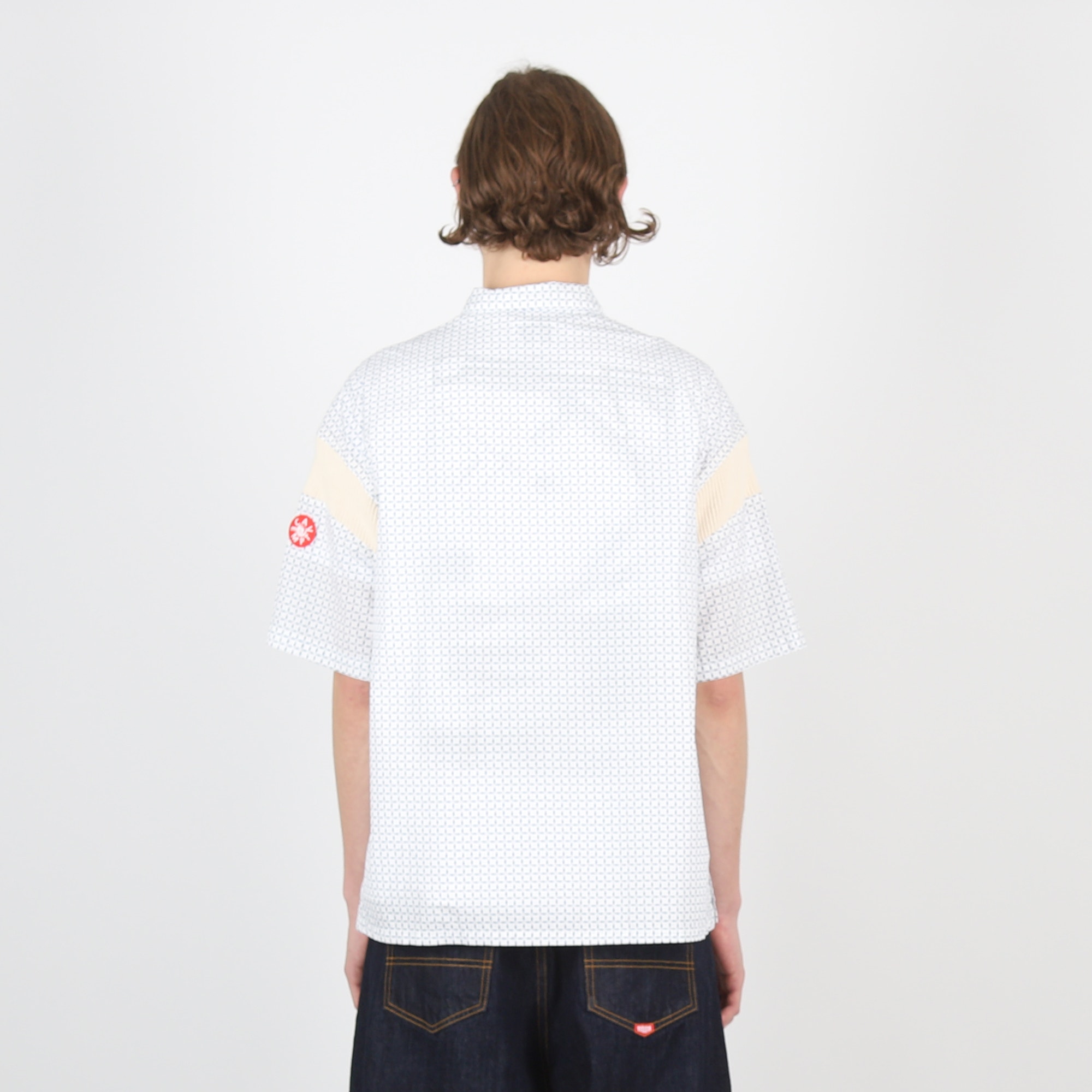 Half Zip Control S/S Shirt - White product photo