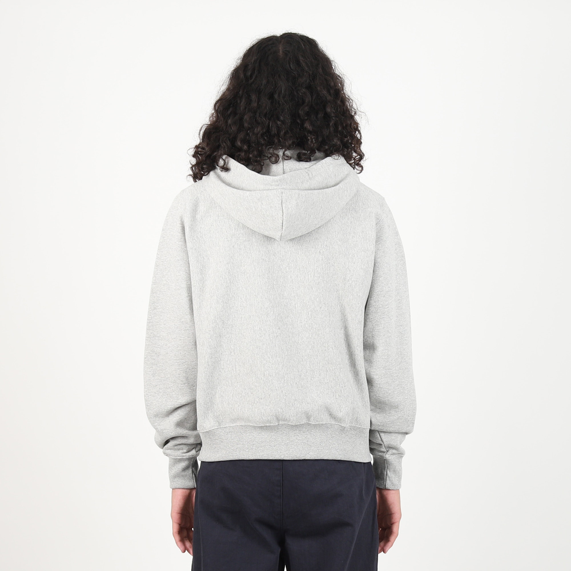 Lightweight Zip-Up Hoodie - Heather Grey product photo