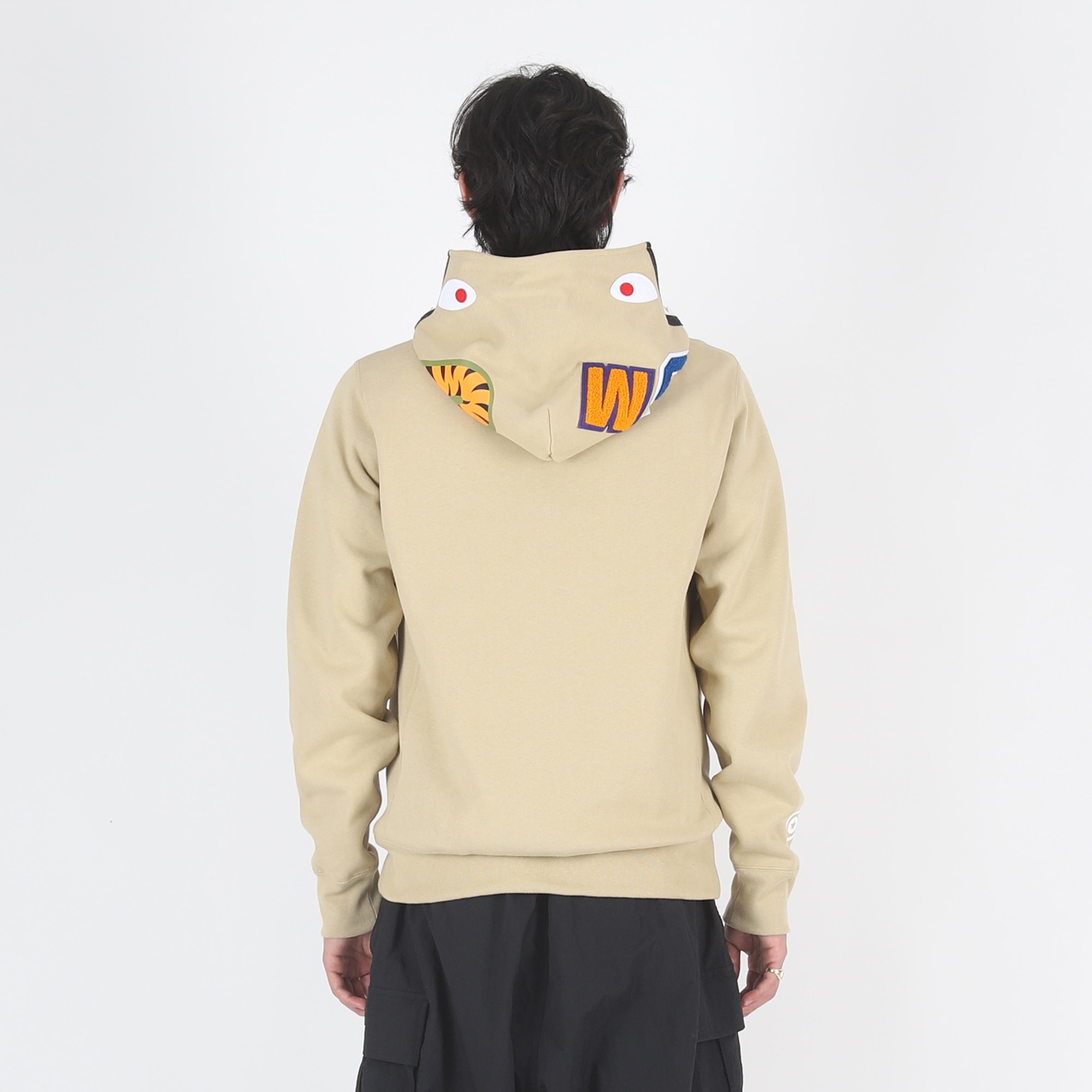Shark Pullover Hoodie - Beige product photo