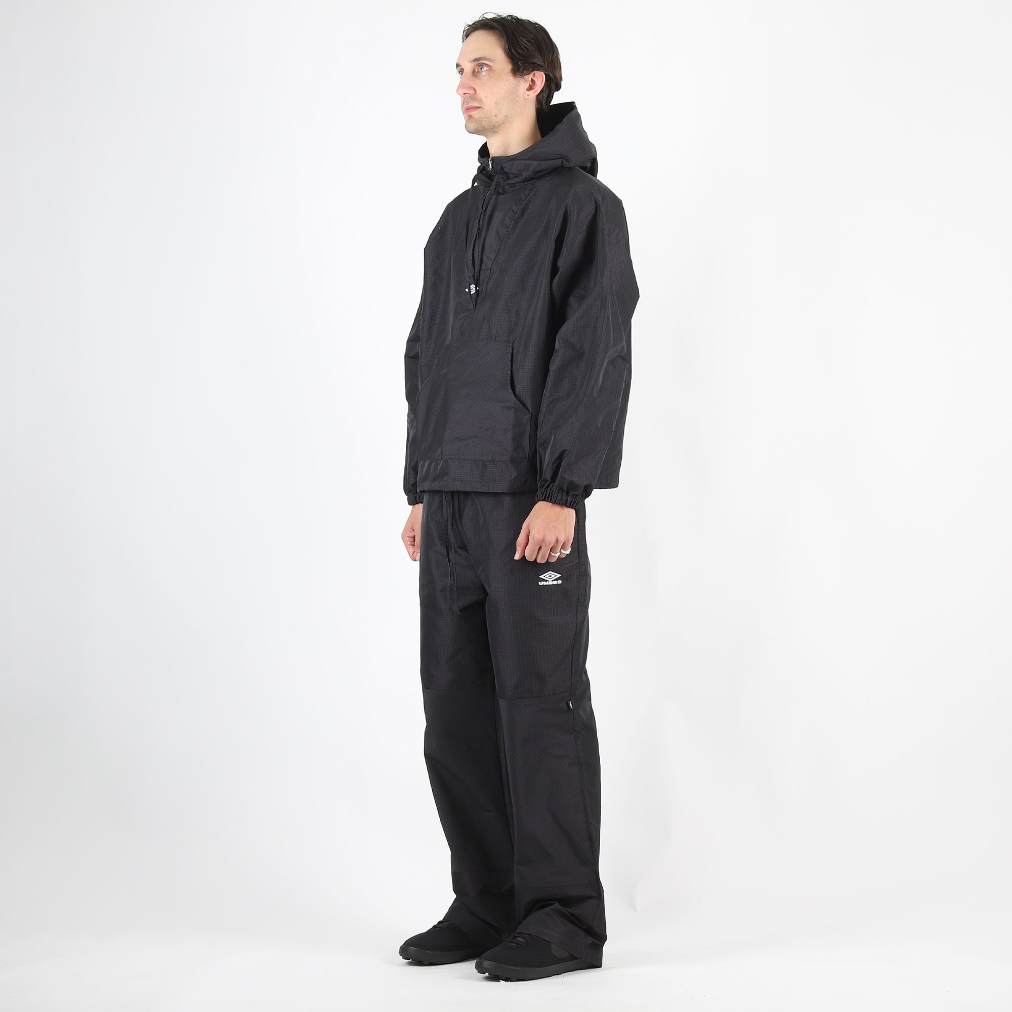 Check Mask Anorak - Navy/Dark Brown product photo