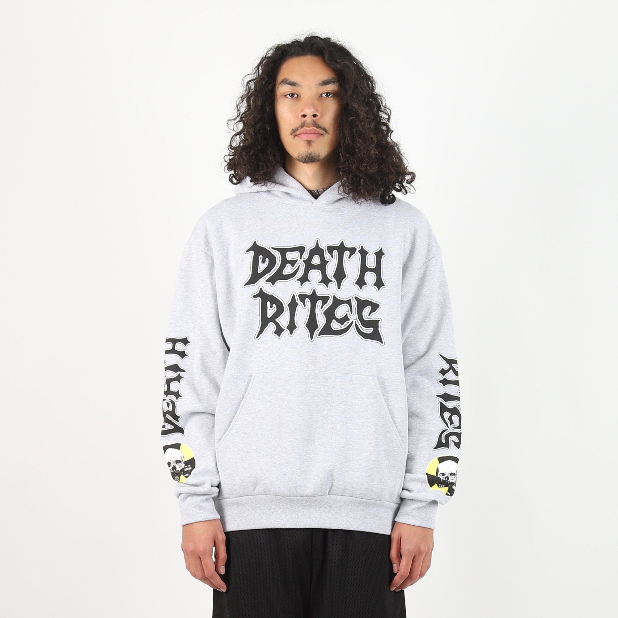 Radiation Sickness Hooded Sweatshirt - Ash Heather product photo