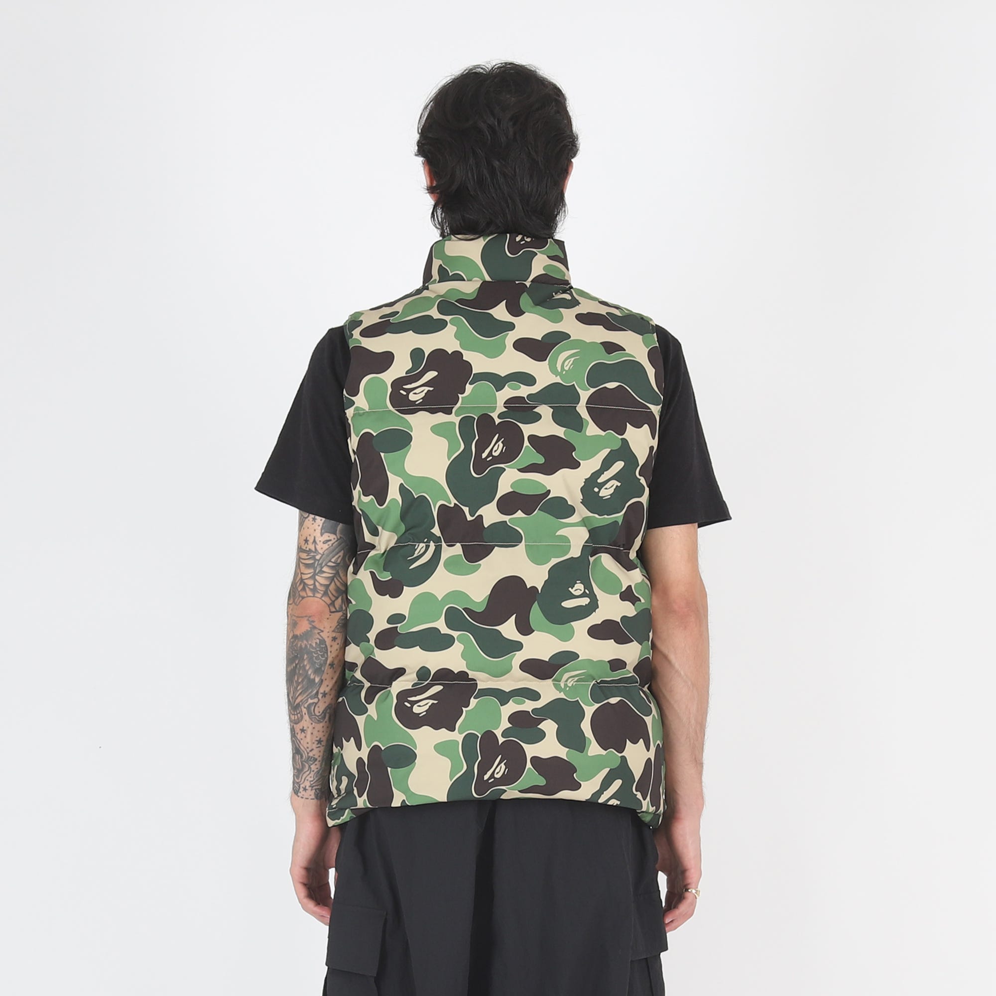 ABC Camo Reversible Down Vest Green