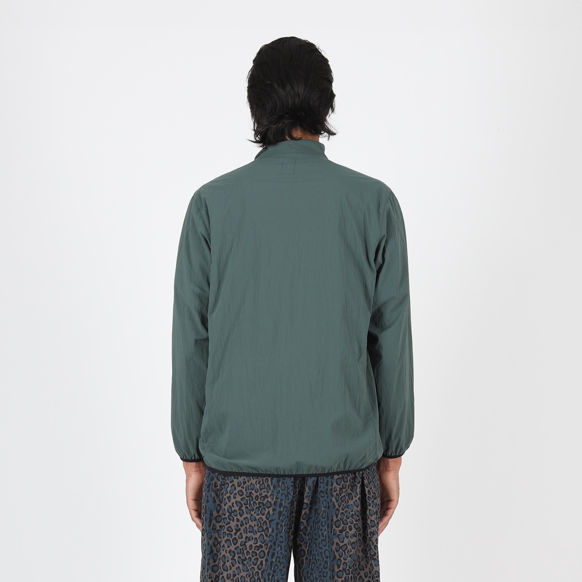 Nylon Typewriter Packable Jacket - Green product photo