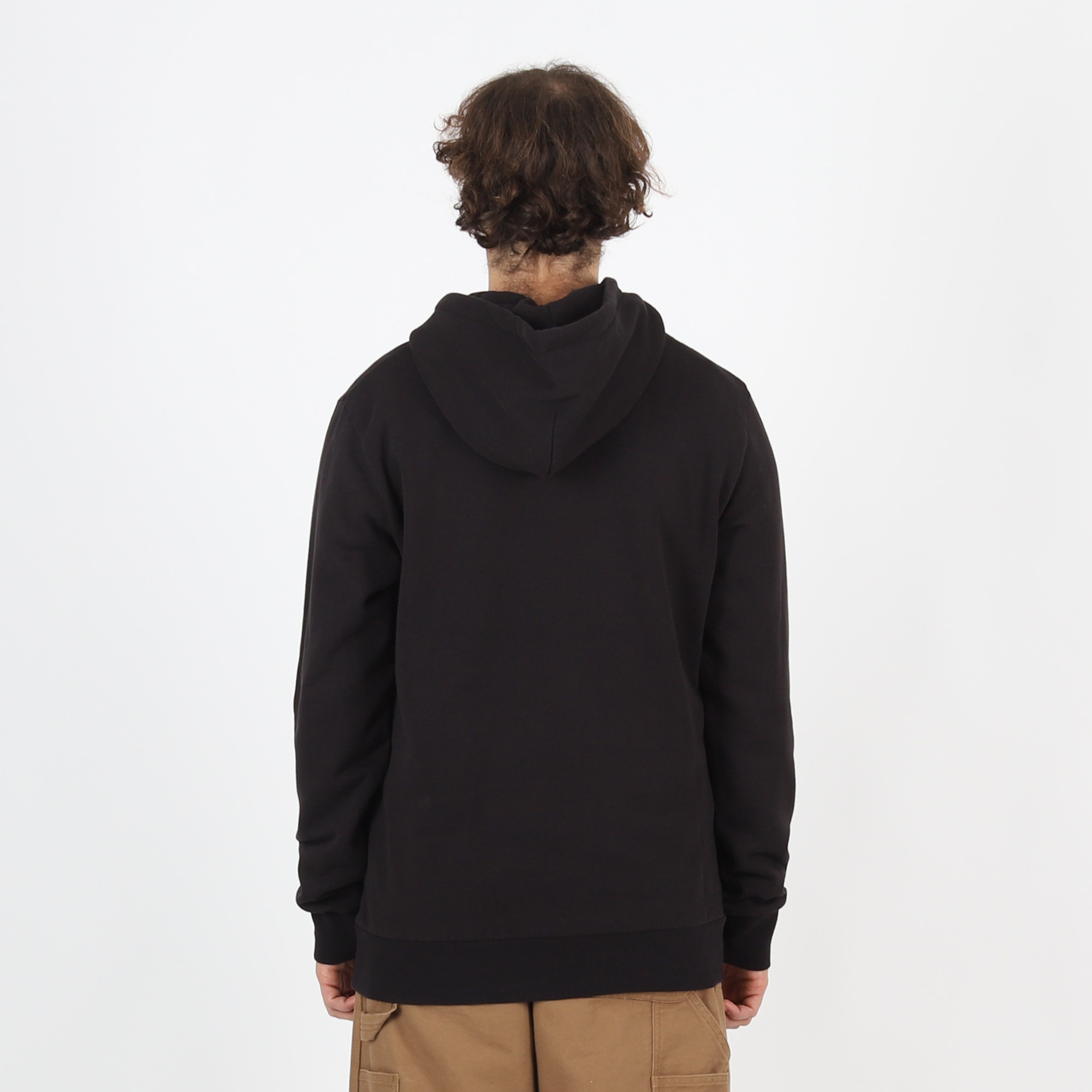 Hooded Script Embroidery Sweat product photo