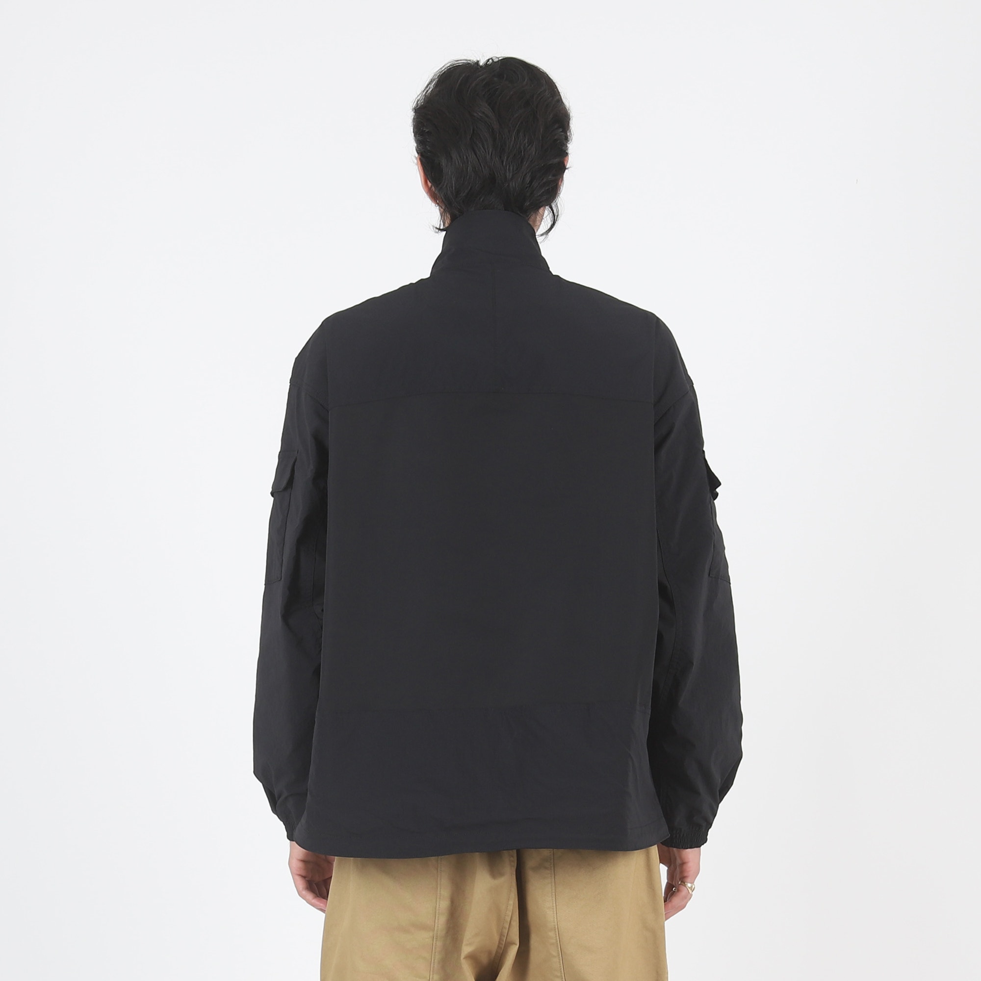 Oxford Nylon Typewriter Jacket - Black product photo