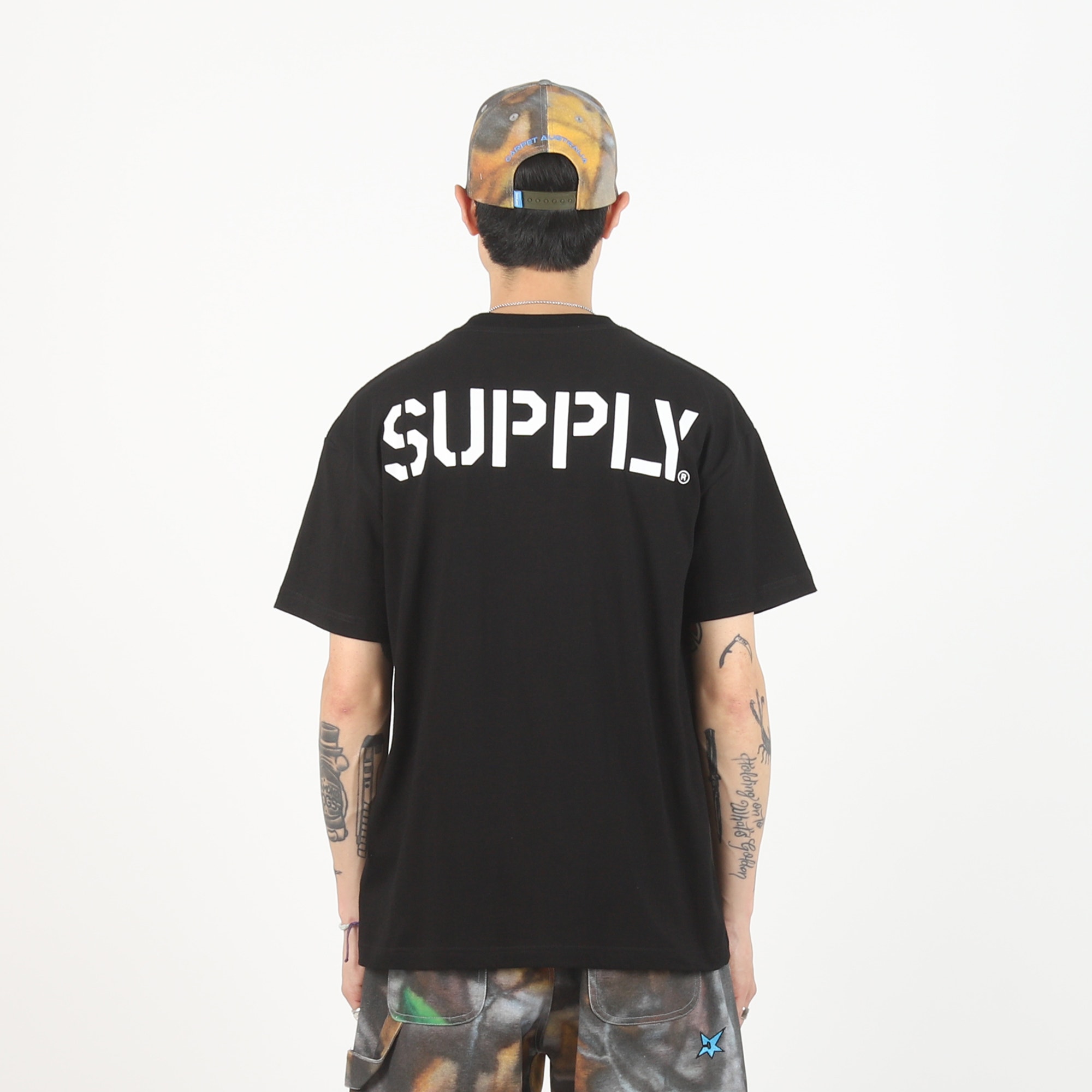 SUPPLY Kangaroo T-Shirt - Black product photo