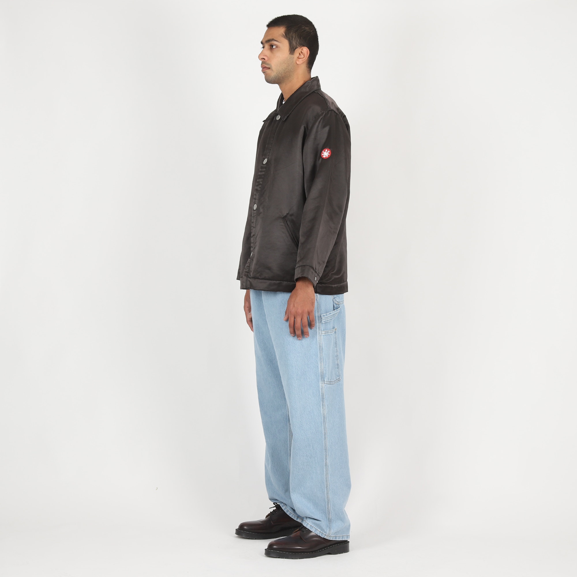DBL Cloth Snap Jacket - Charcoal product photo