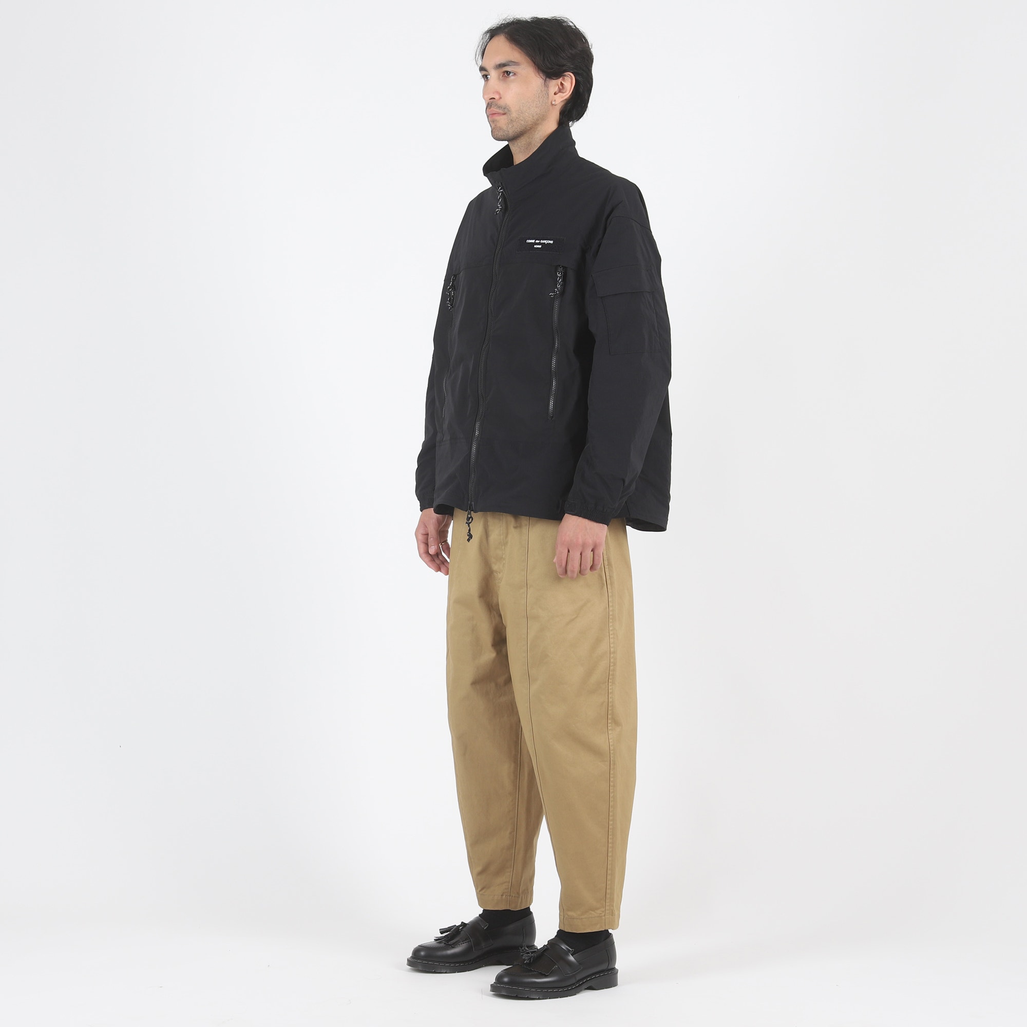 Oxford Nylon Typewriter Jacket - Black product photo