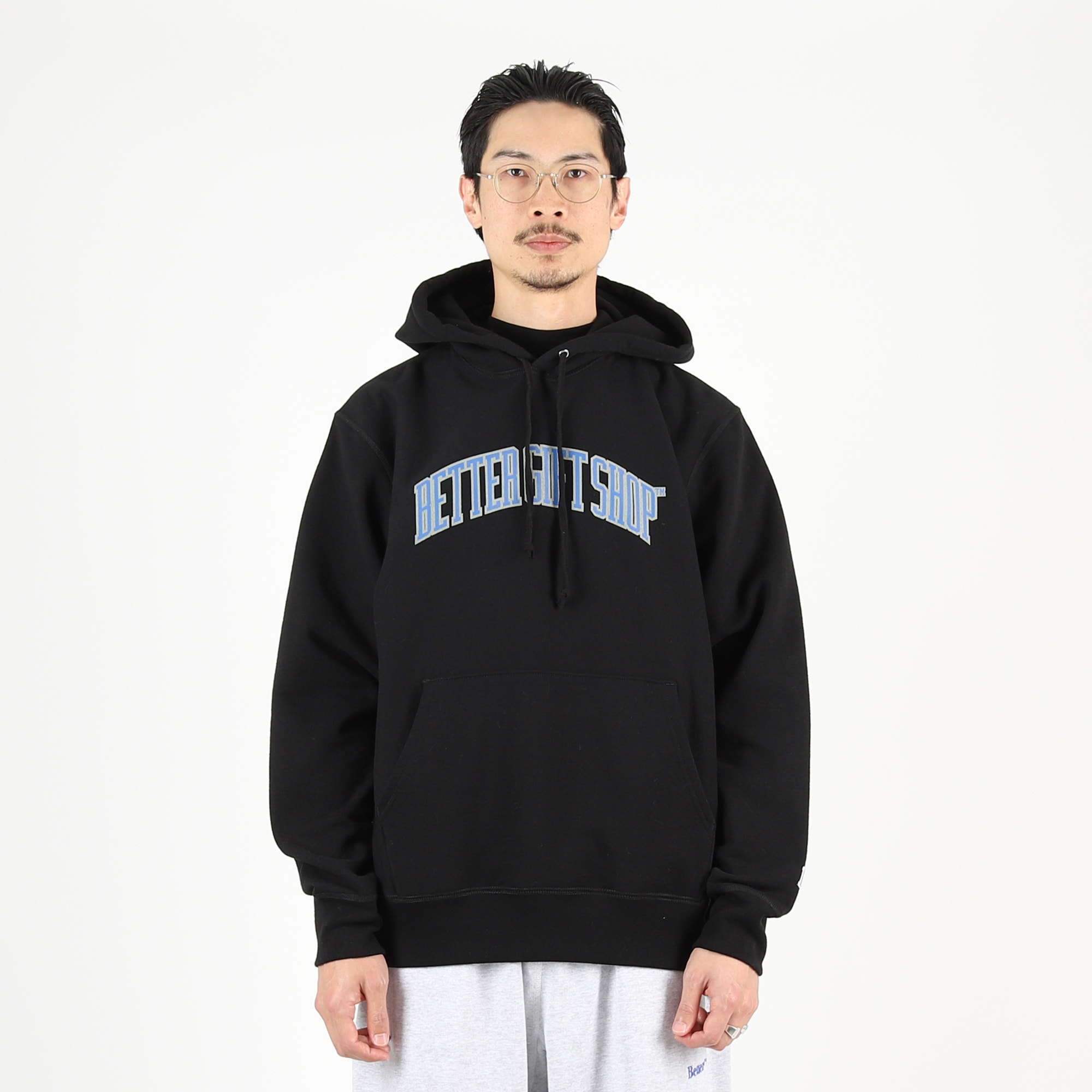 Gift Shop Collegiate Hooded Sweat - Black product photo