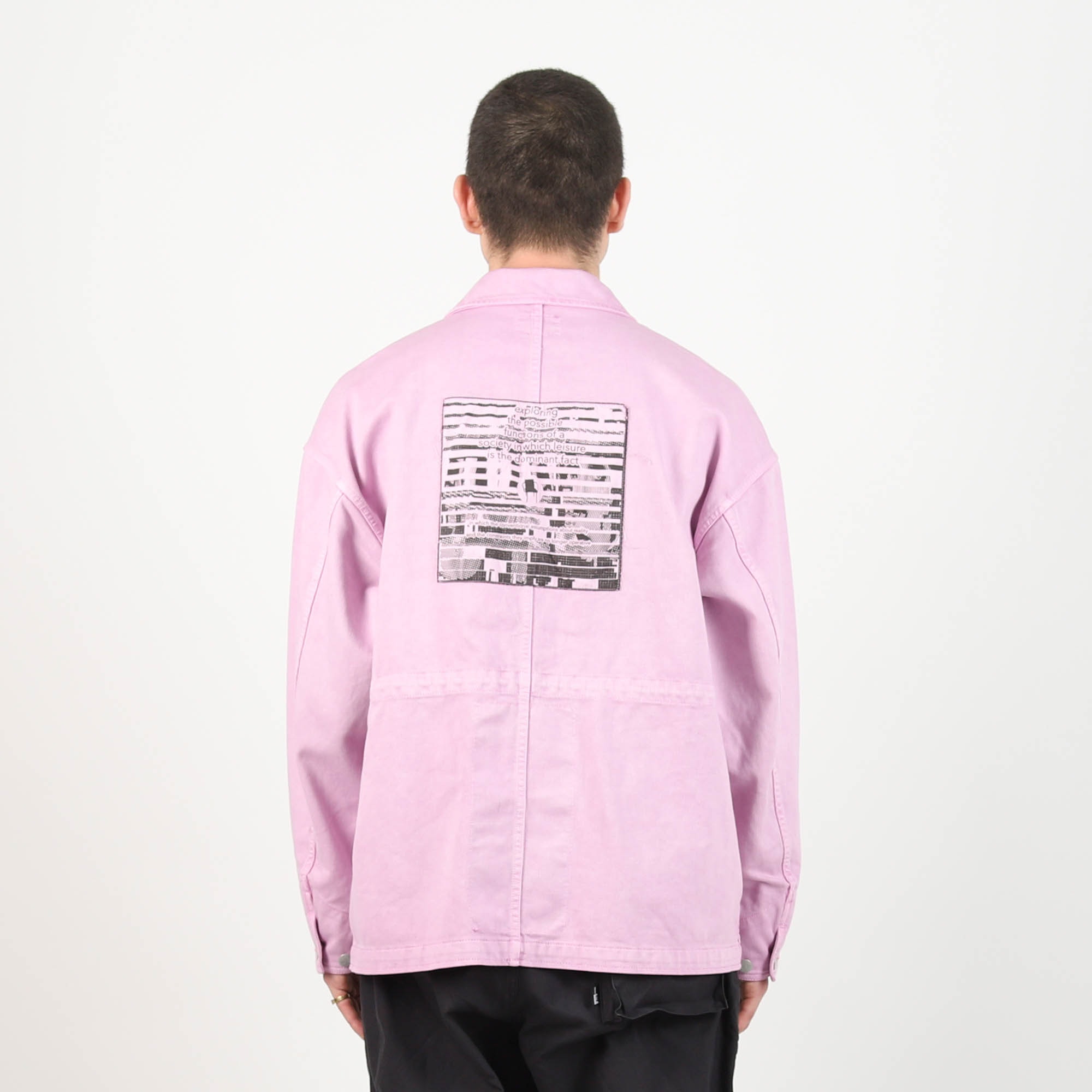 Overdye Work Jacket - Pink product photo