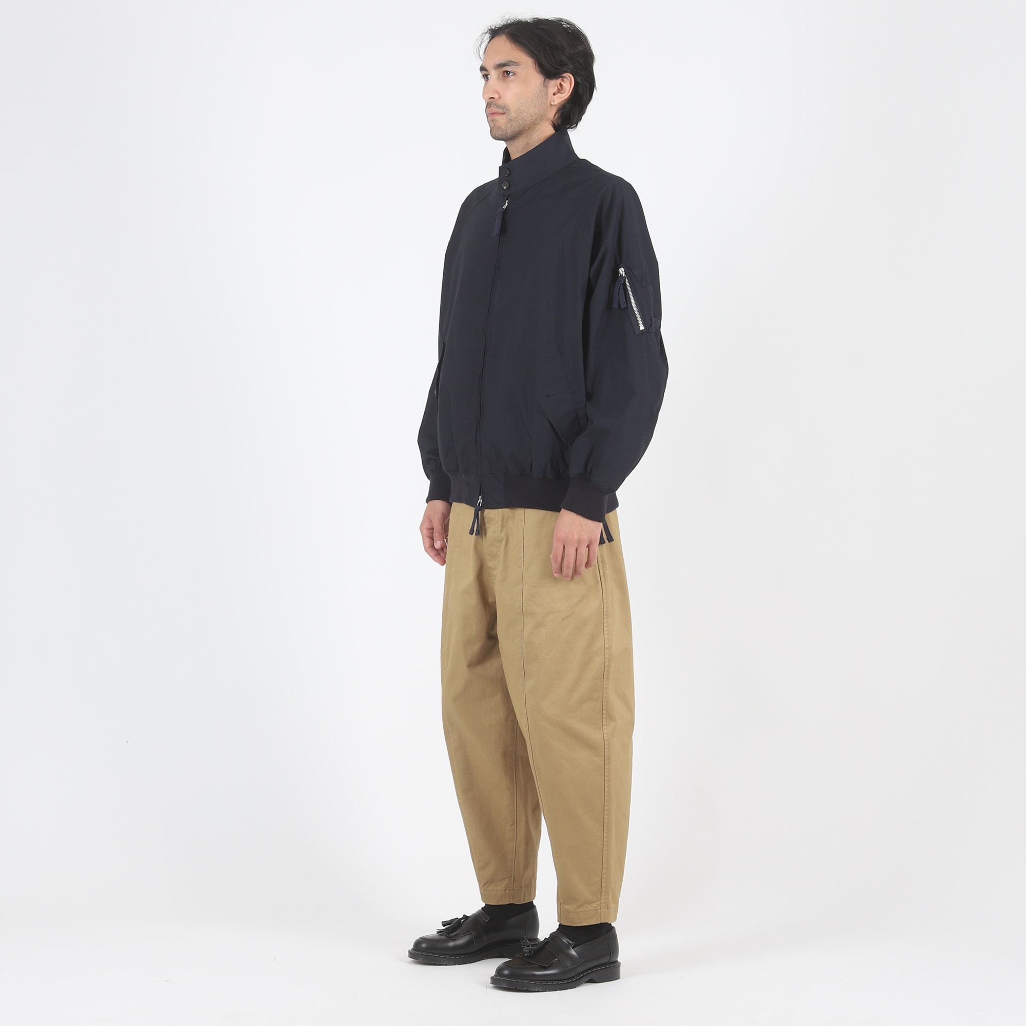 Typewriter Garment Washed Jacket - Navy product photo