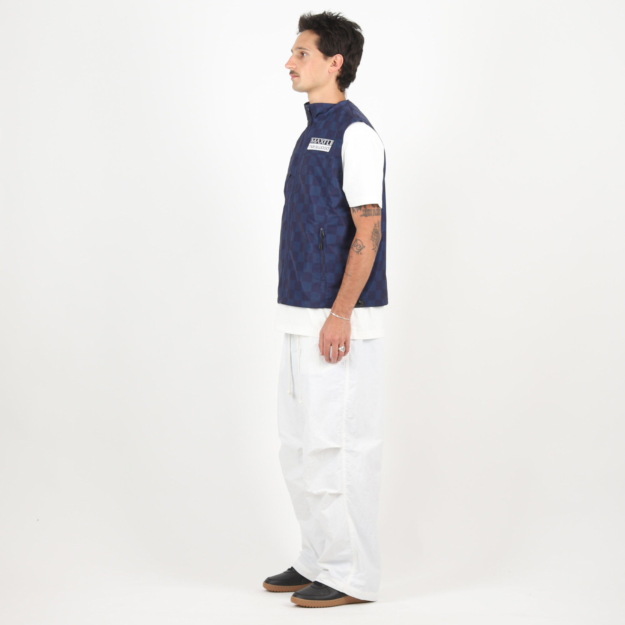 Maxfli Checkered Tech Vest - Blue product photo