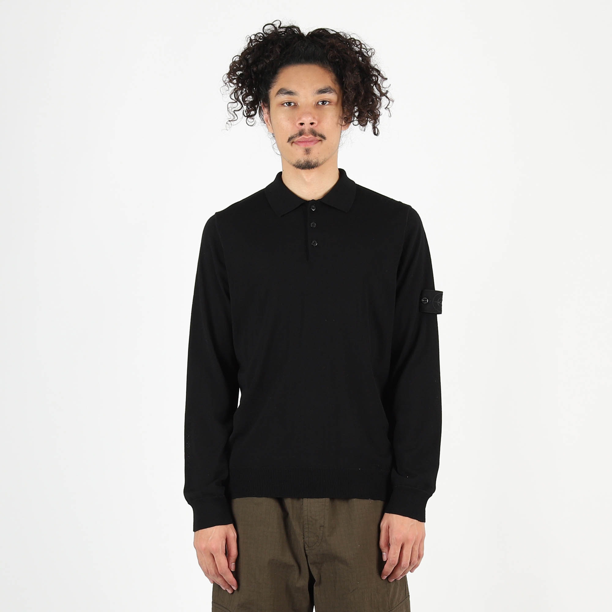 551000 LS Polo - Black product photo
