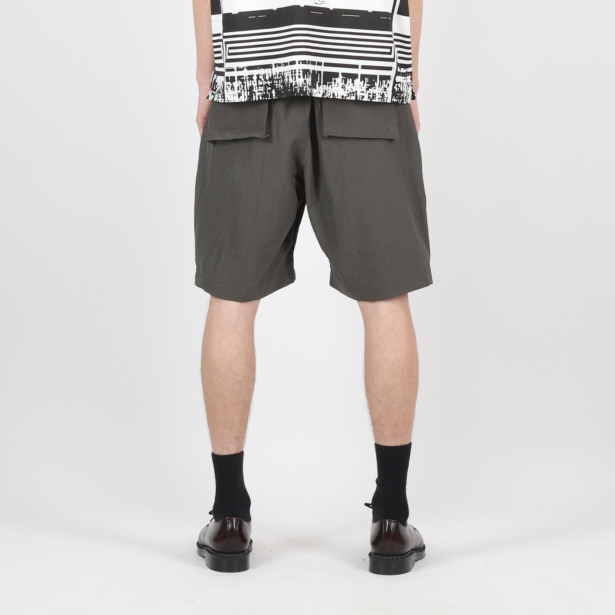 Nylon Comfort Shorts - Charcoal product photo