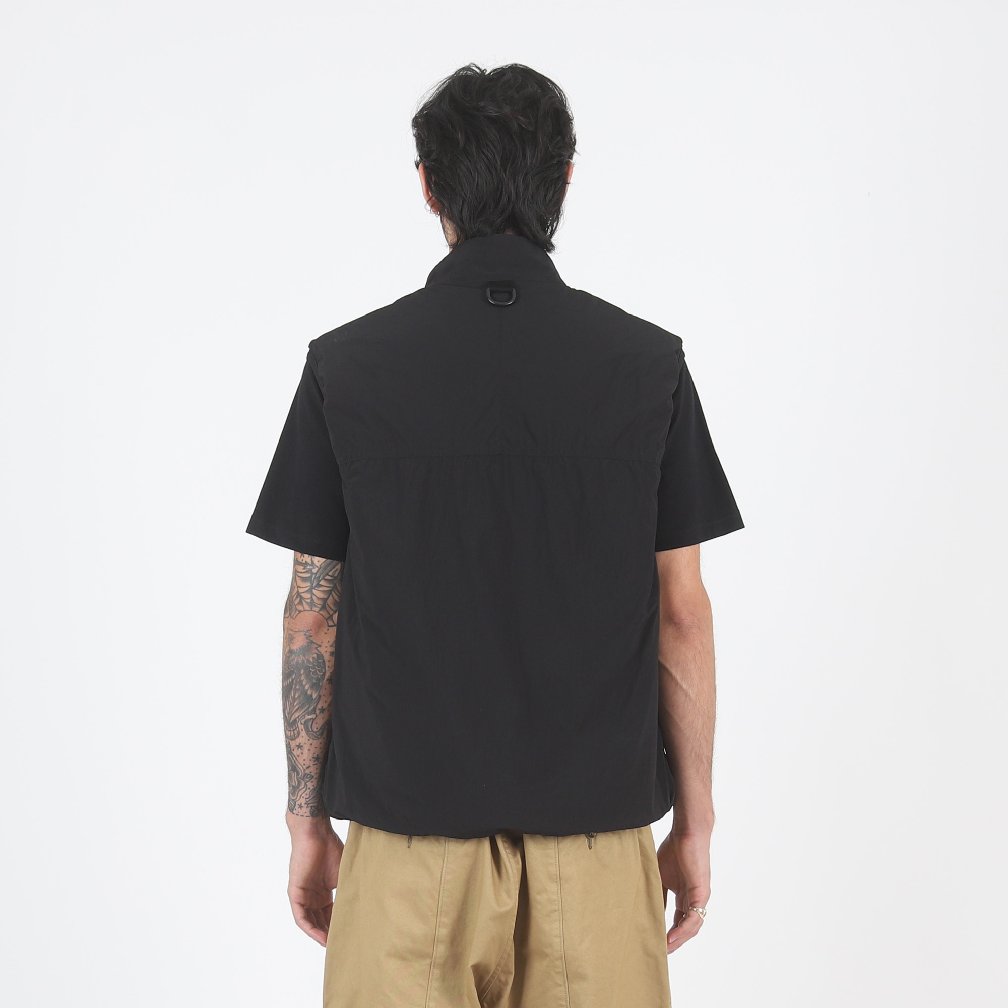 Nylon Typewriter Vest - Black product photo