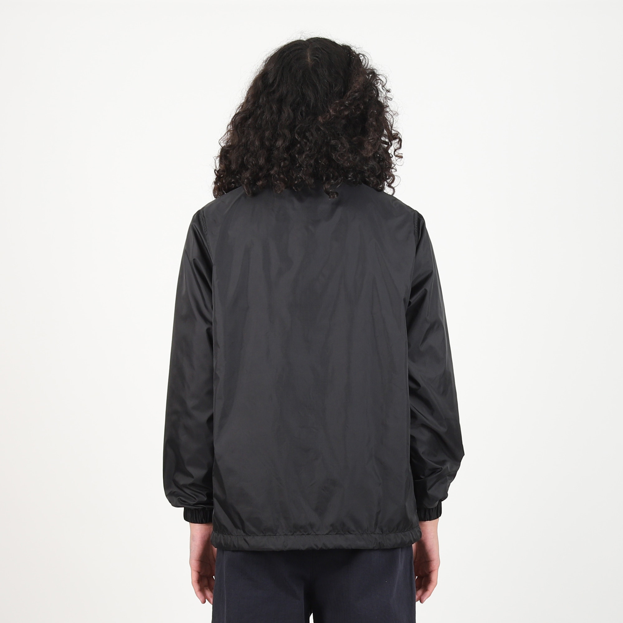 Hooded Coaches Jacket - Black product photo