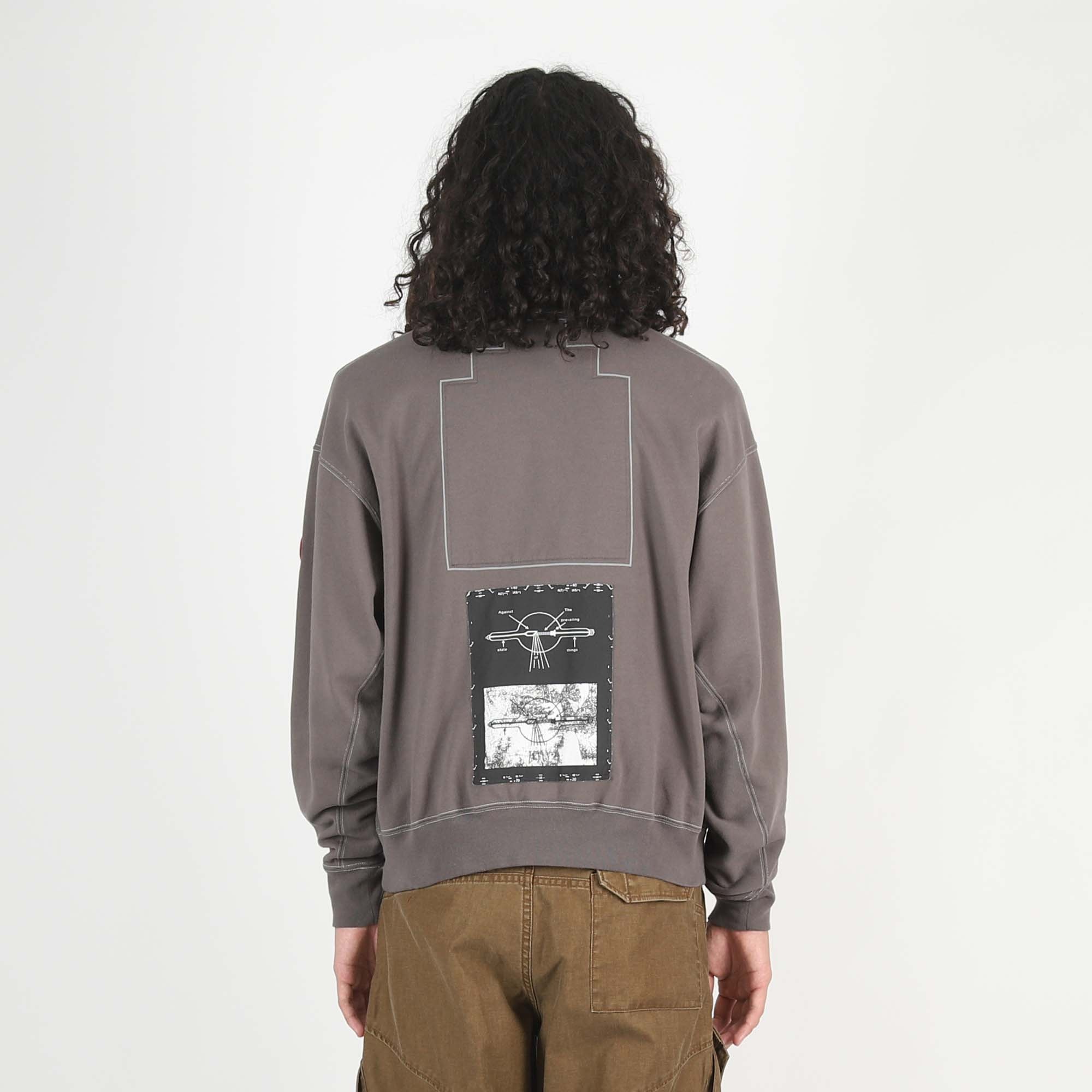 Inverter Crewneck - Charcoal product photo