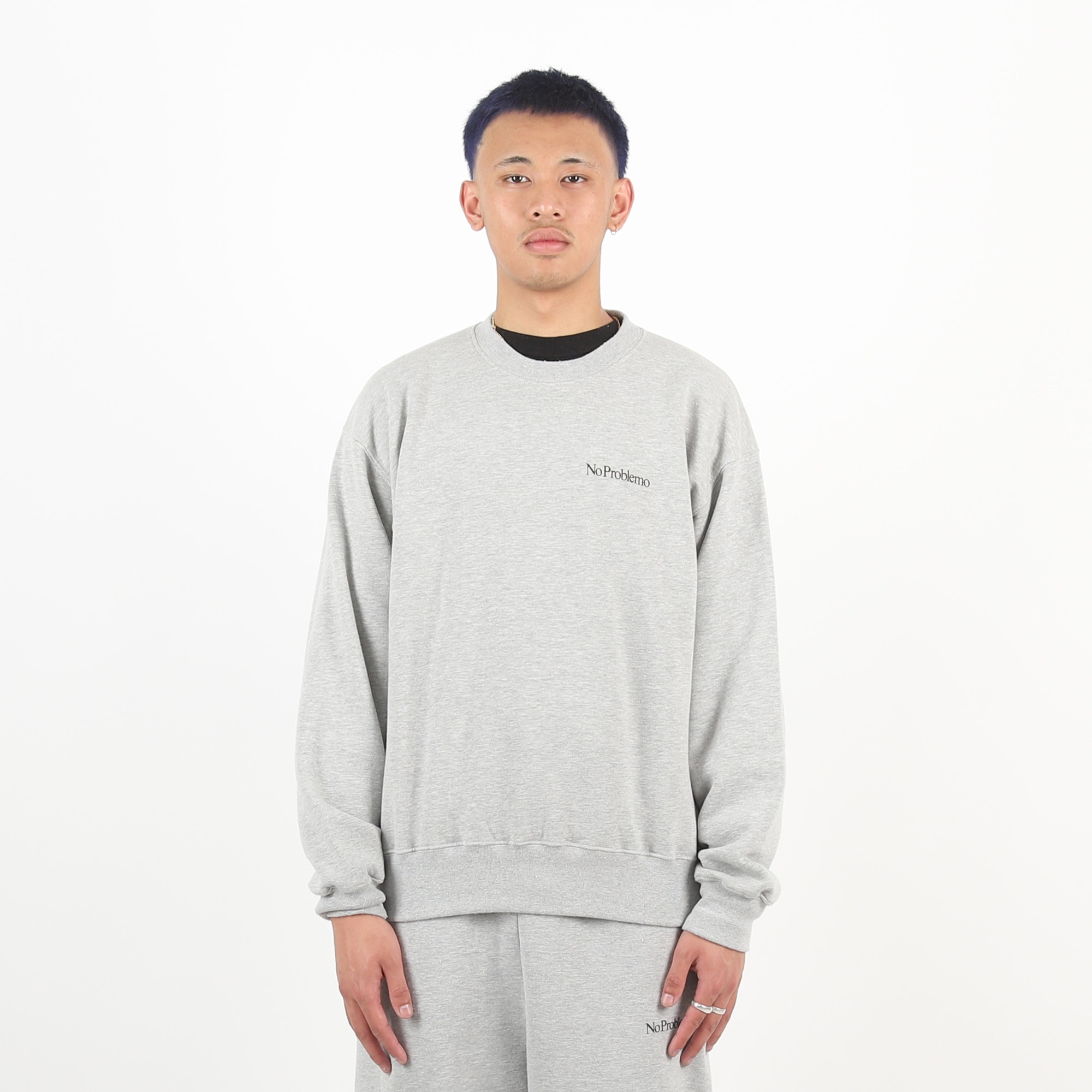 Mini Problemo Crewneck Sweat - Grey product photo