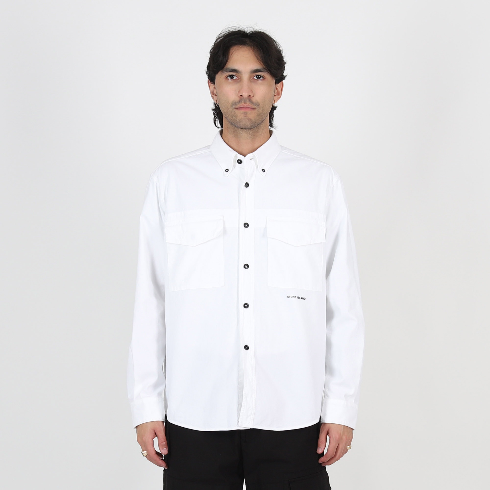 12202 Overshirt - White product photo
