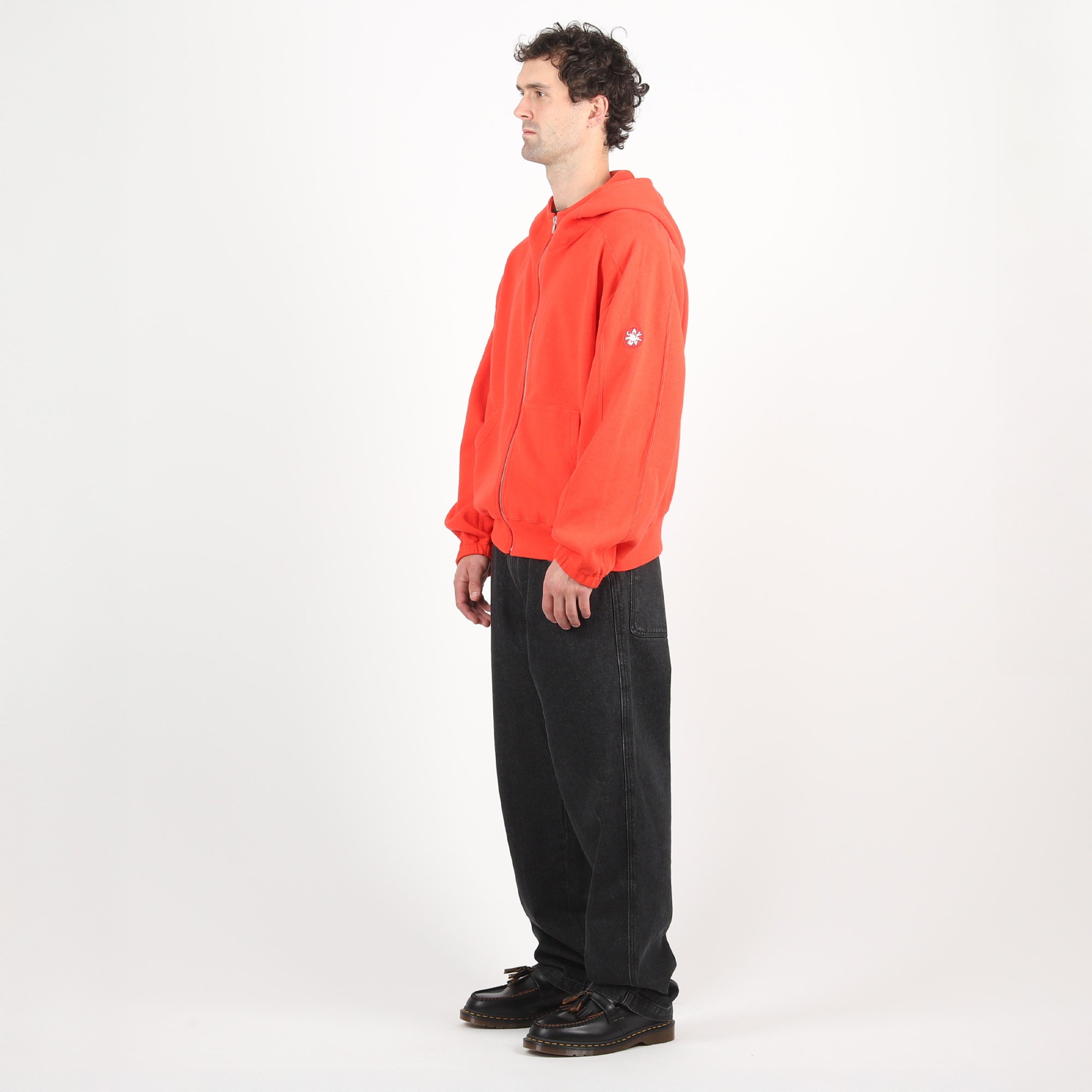 DBL Knit Zip Hoody - Red product photo