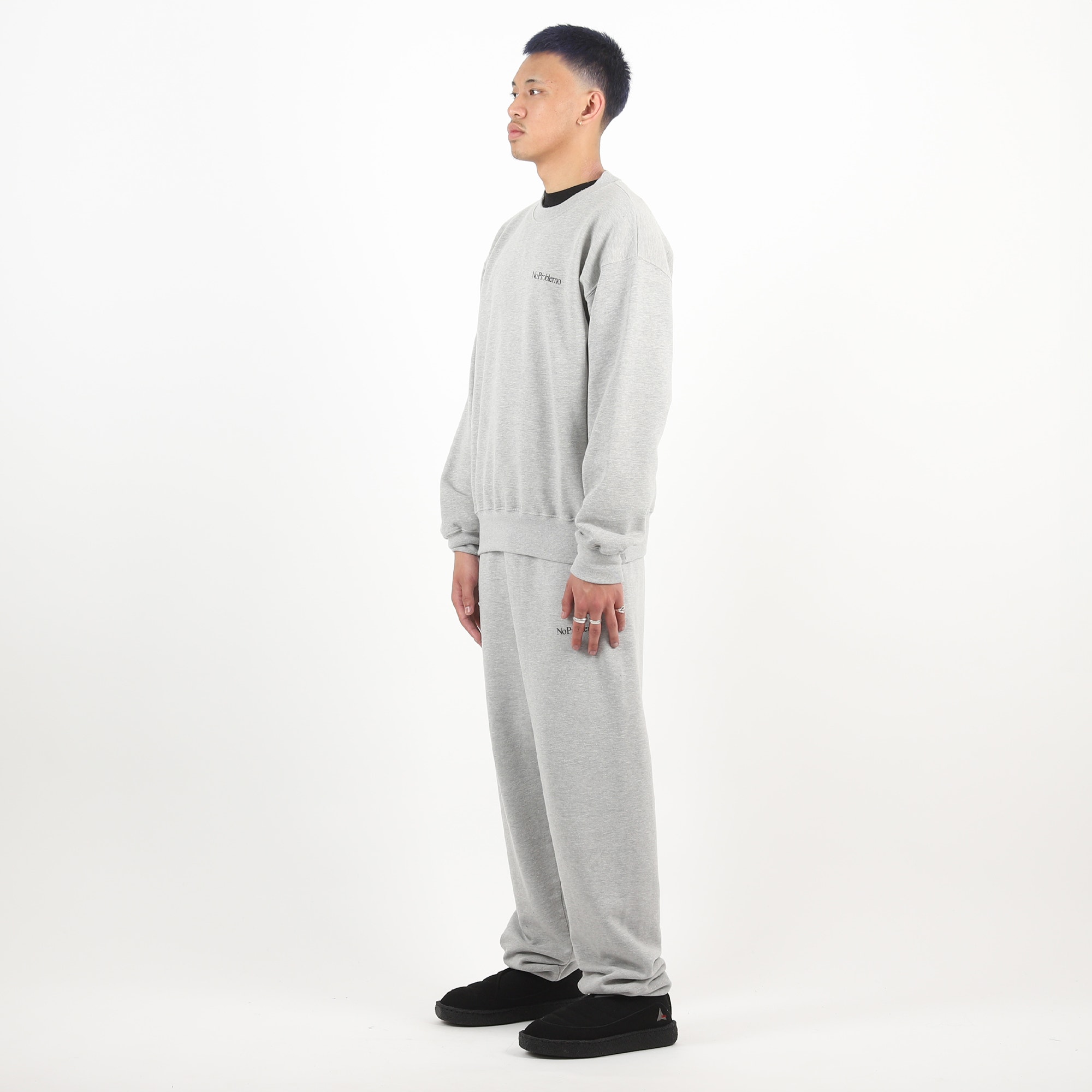 Mini Problemo Crewneck Sweat - Grey product photo