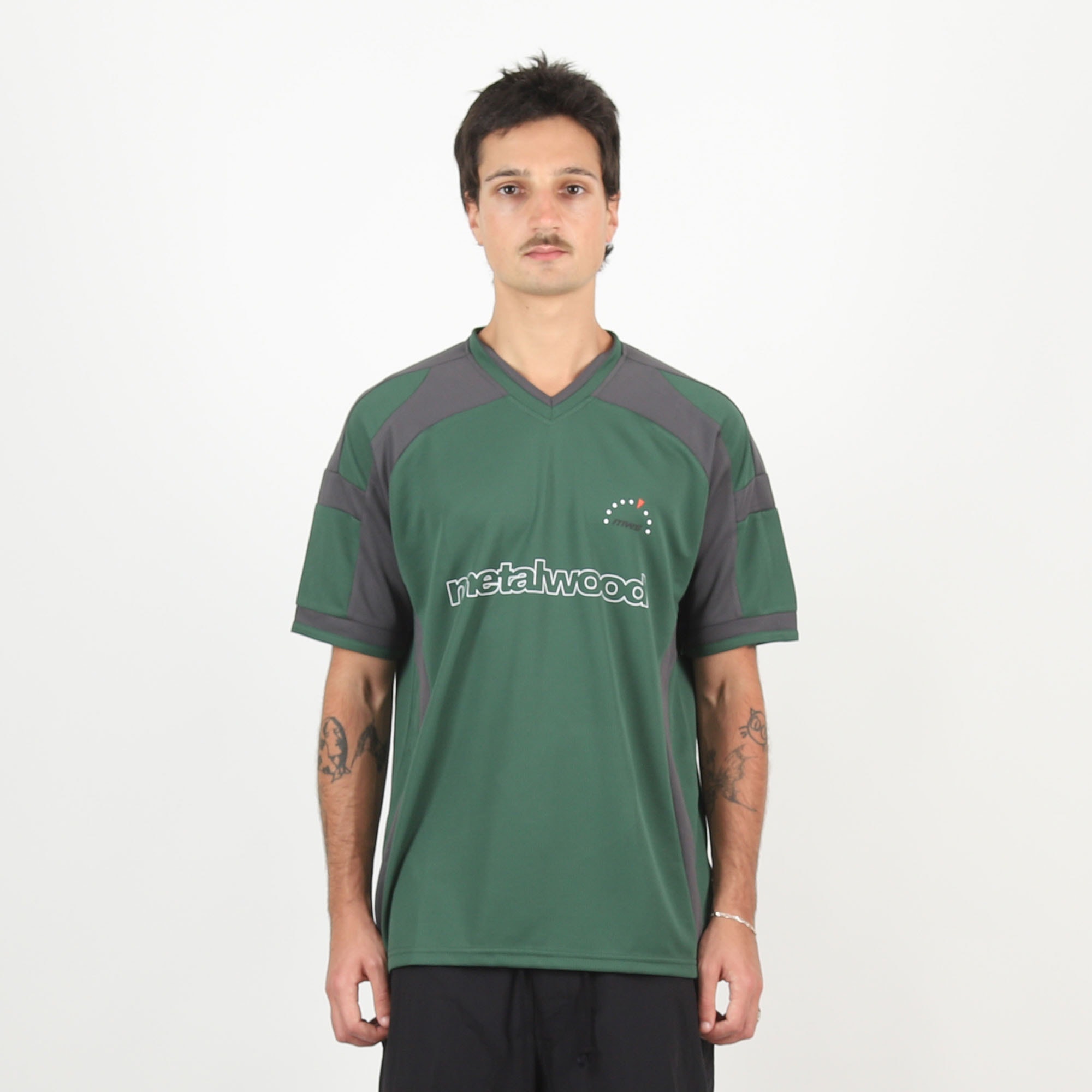 Paneled Jersey - Spruce/Tar product photo