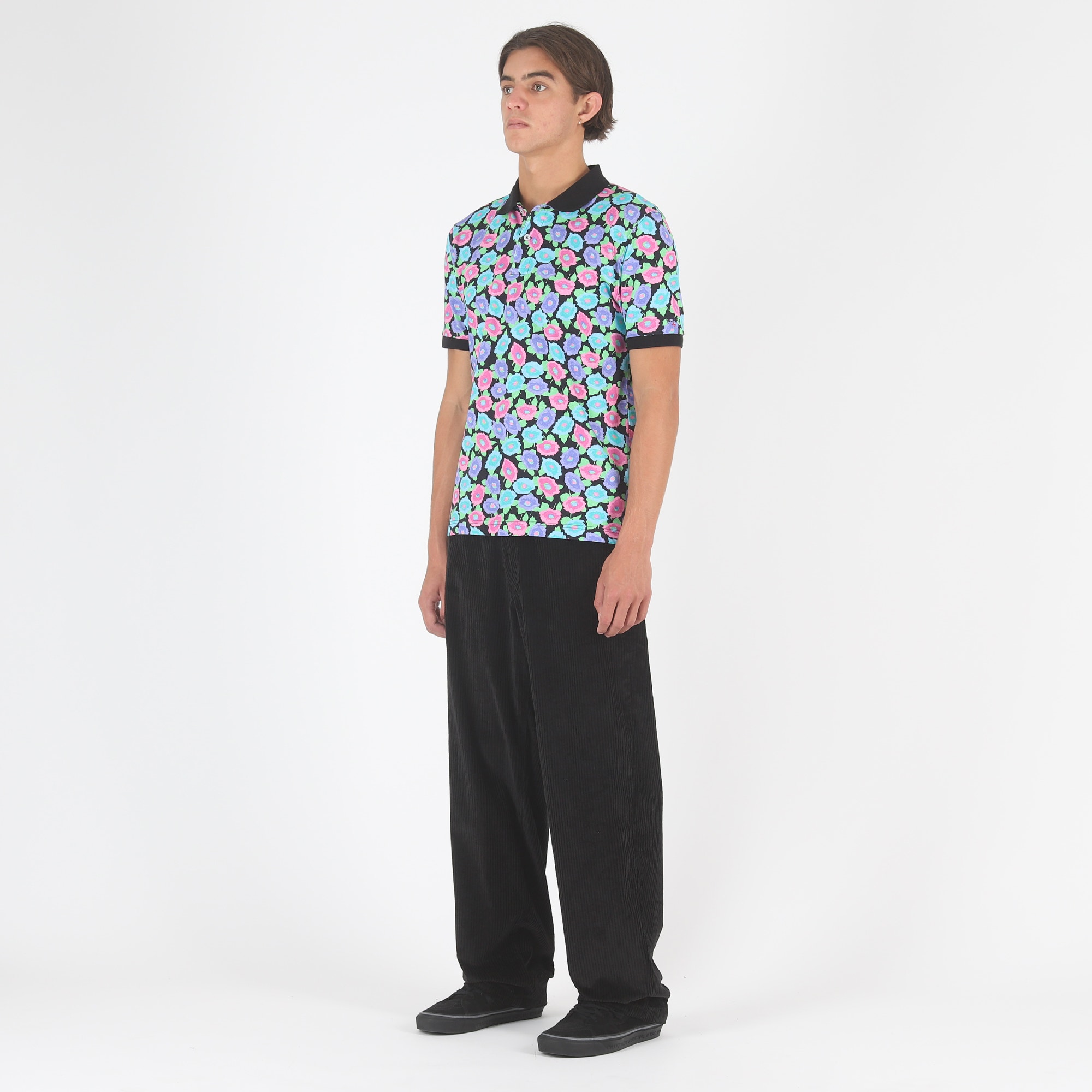 Wide-Wale Corduroy Jeans - Black product photo
