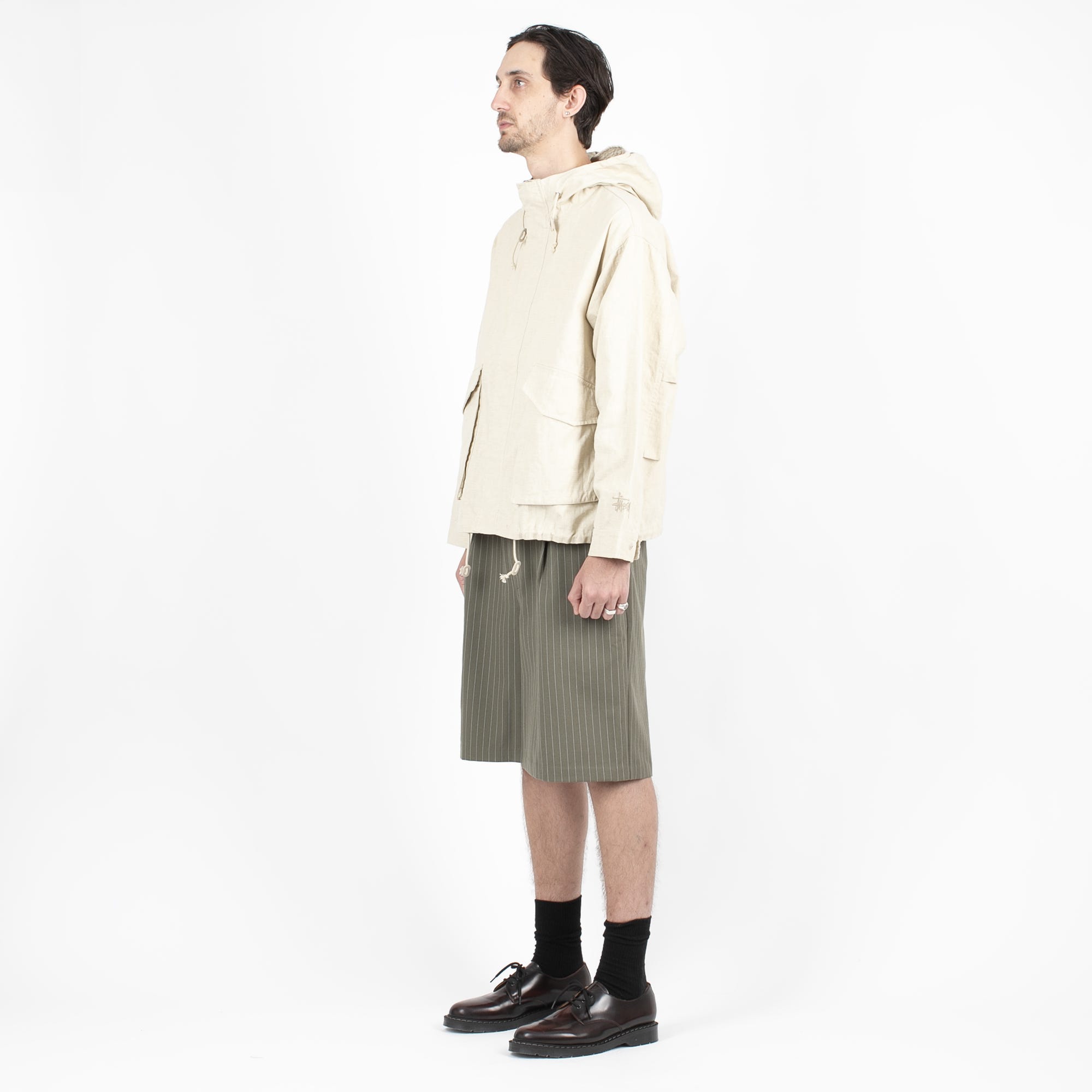 STUSSY VOLUME PLEATED SHORT STRIPE 32