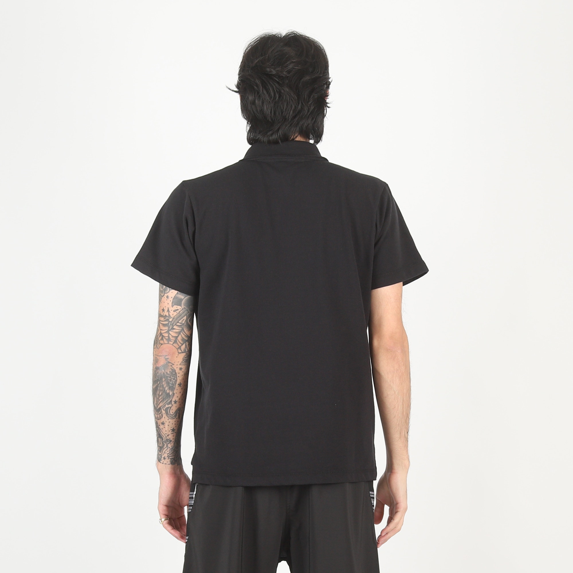 1/3 Zip Polo - Black product photo