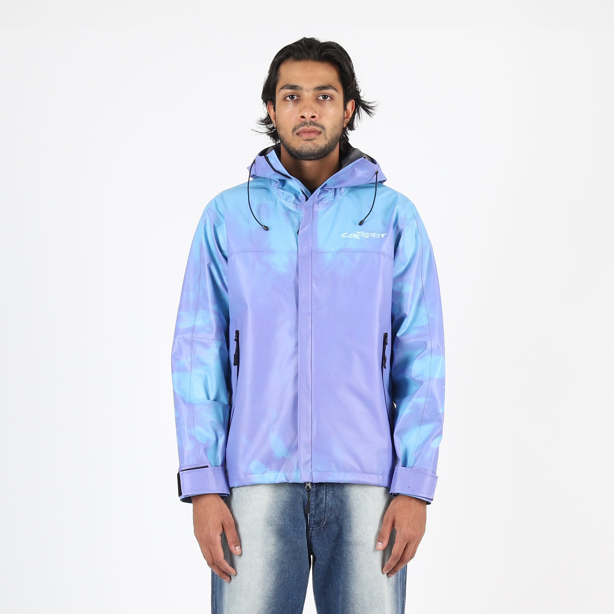 Colour Changing Rain Jacket Blue Purple