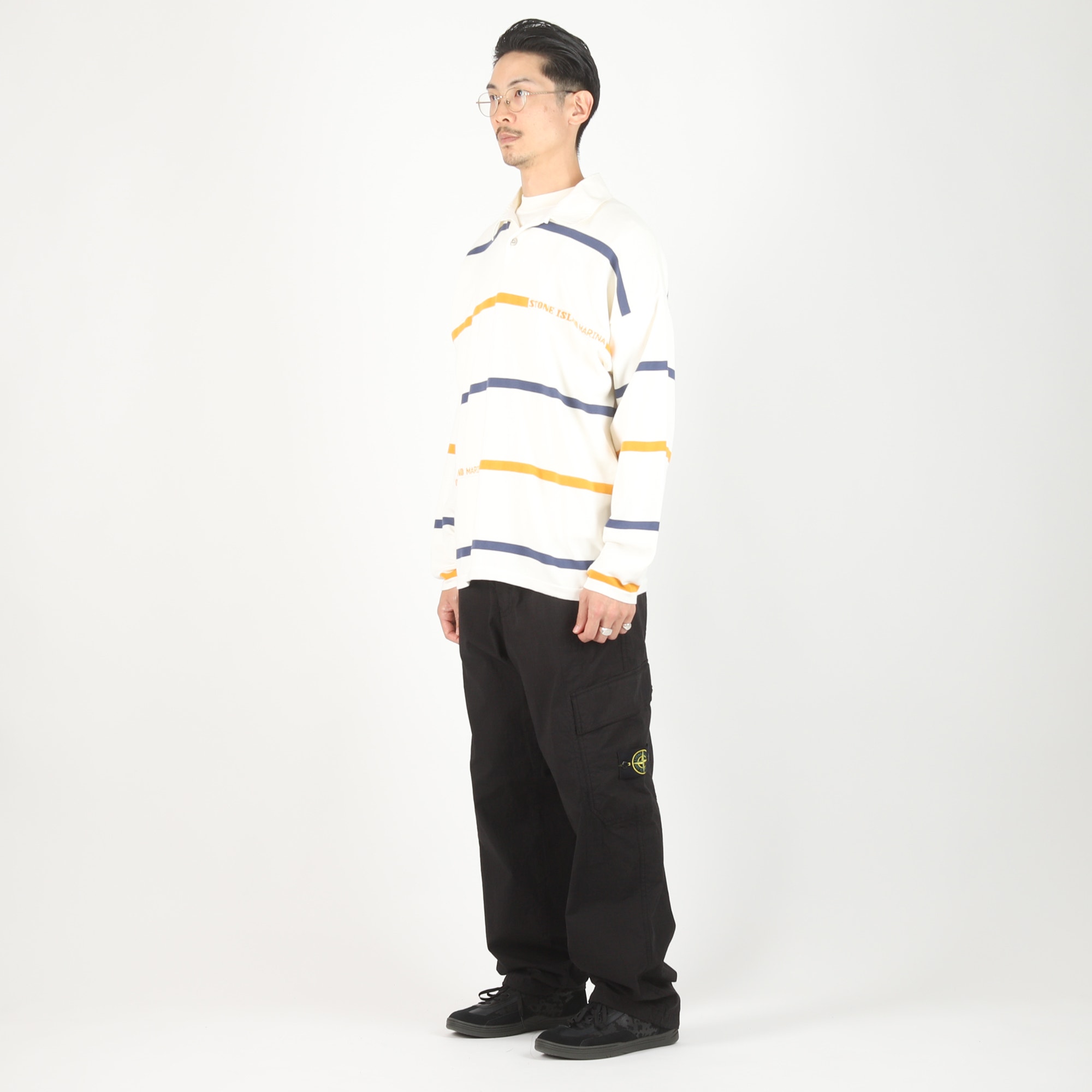 551000 LS Polo - Ivory product photo