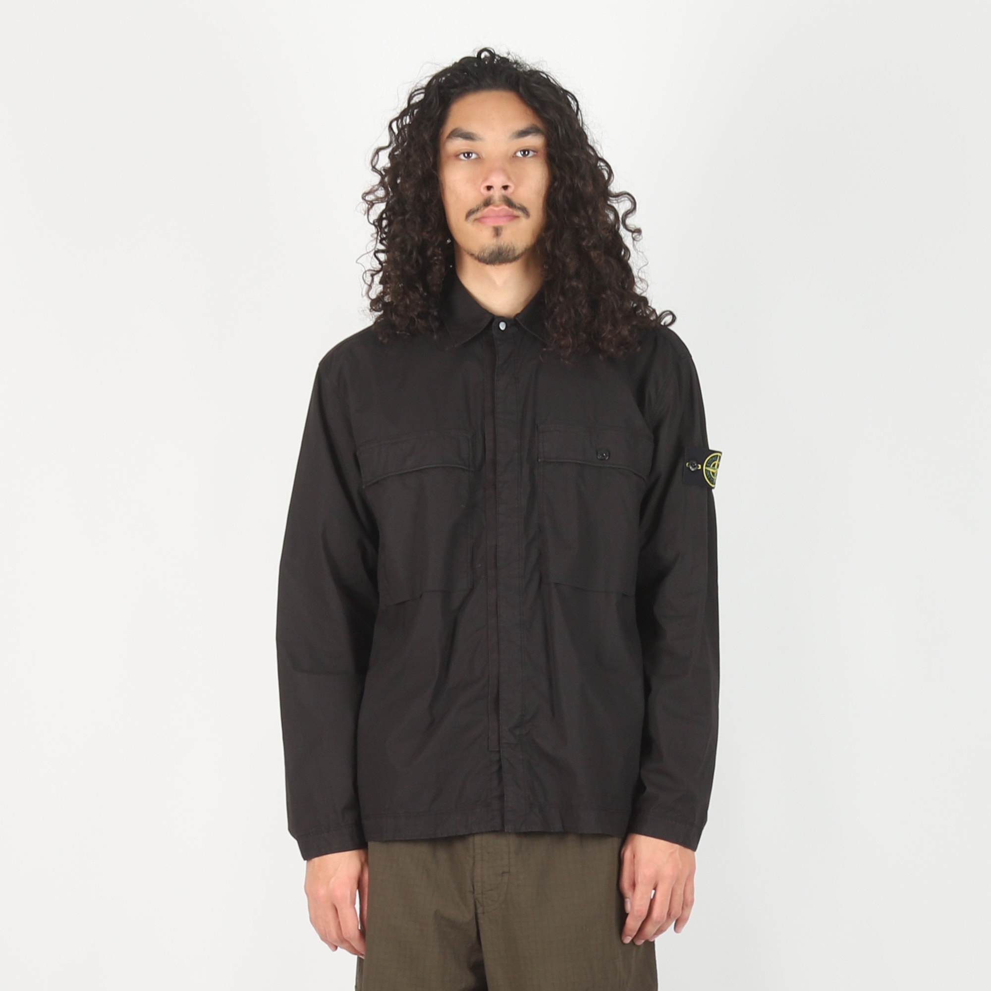 112000 Overshirt - Black product photo