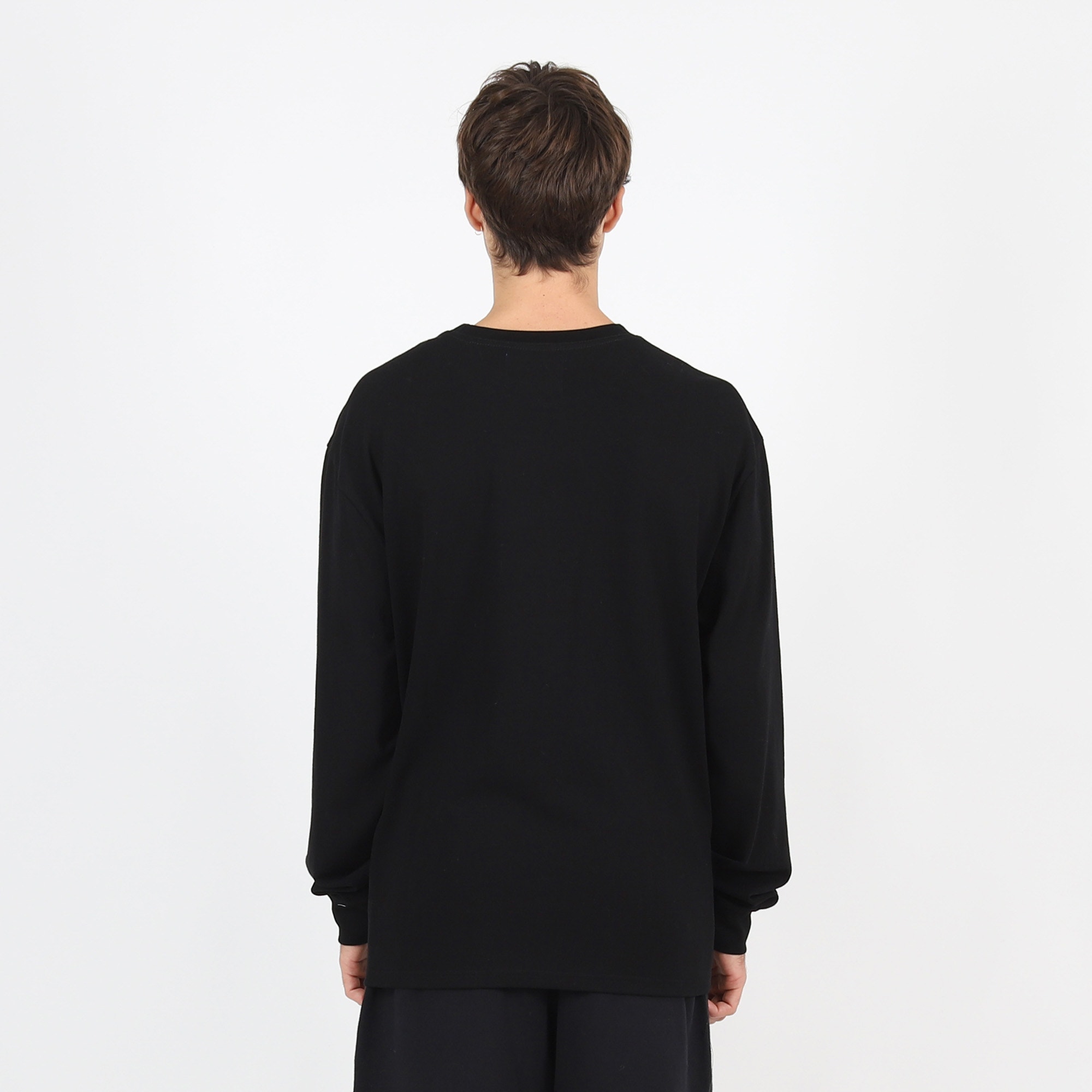LS Stripe Shirt - Black product photo
