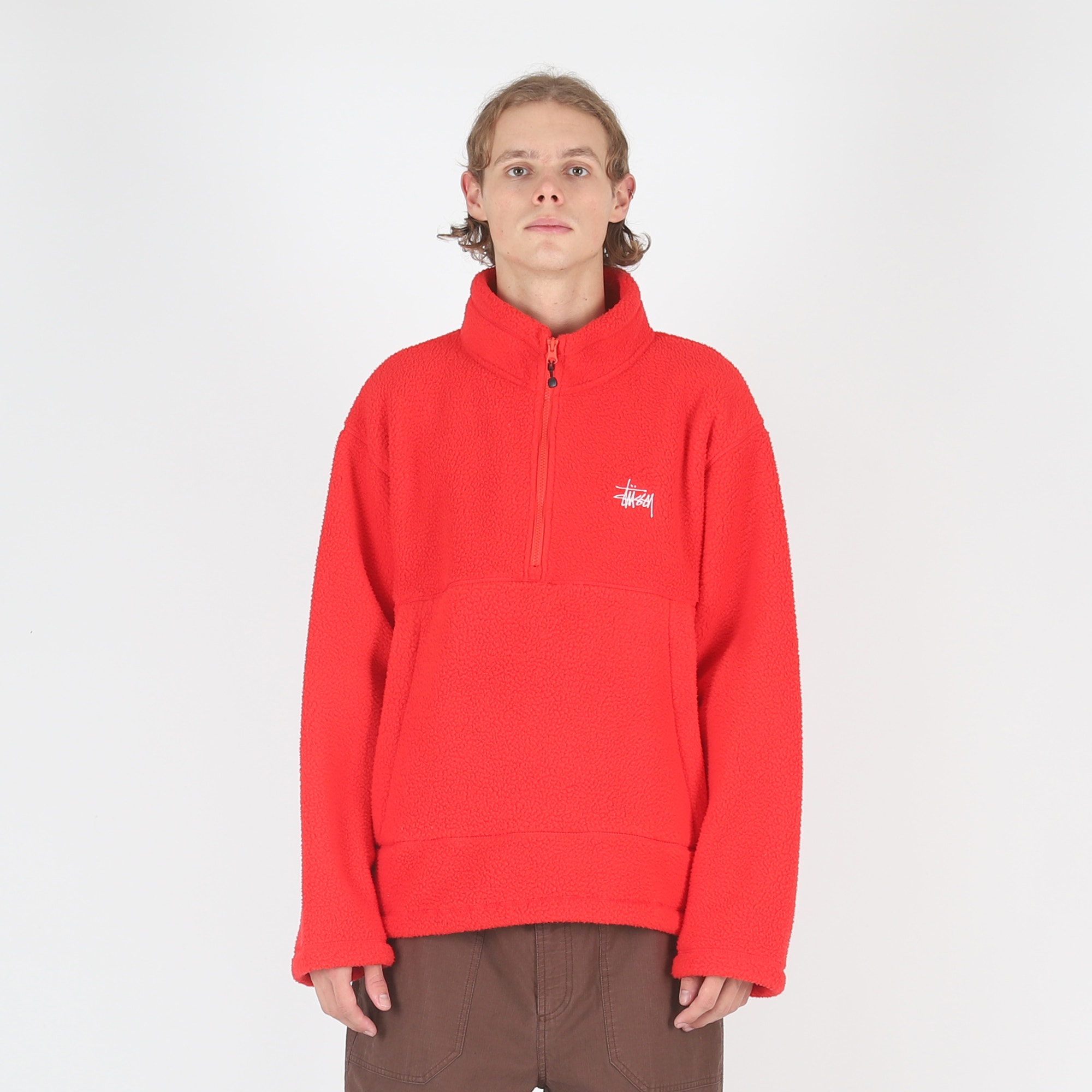 HALF ZIP MOCK POLAR FLEECE product photo