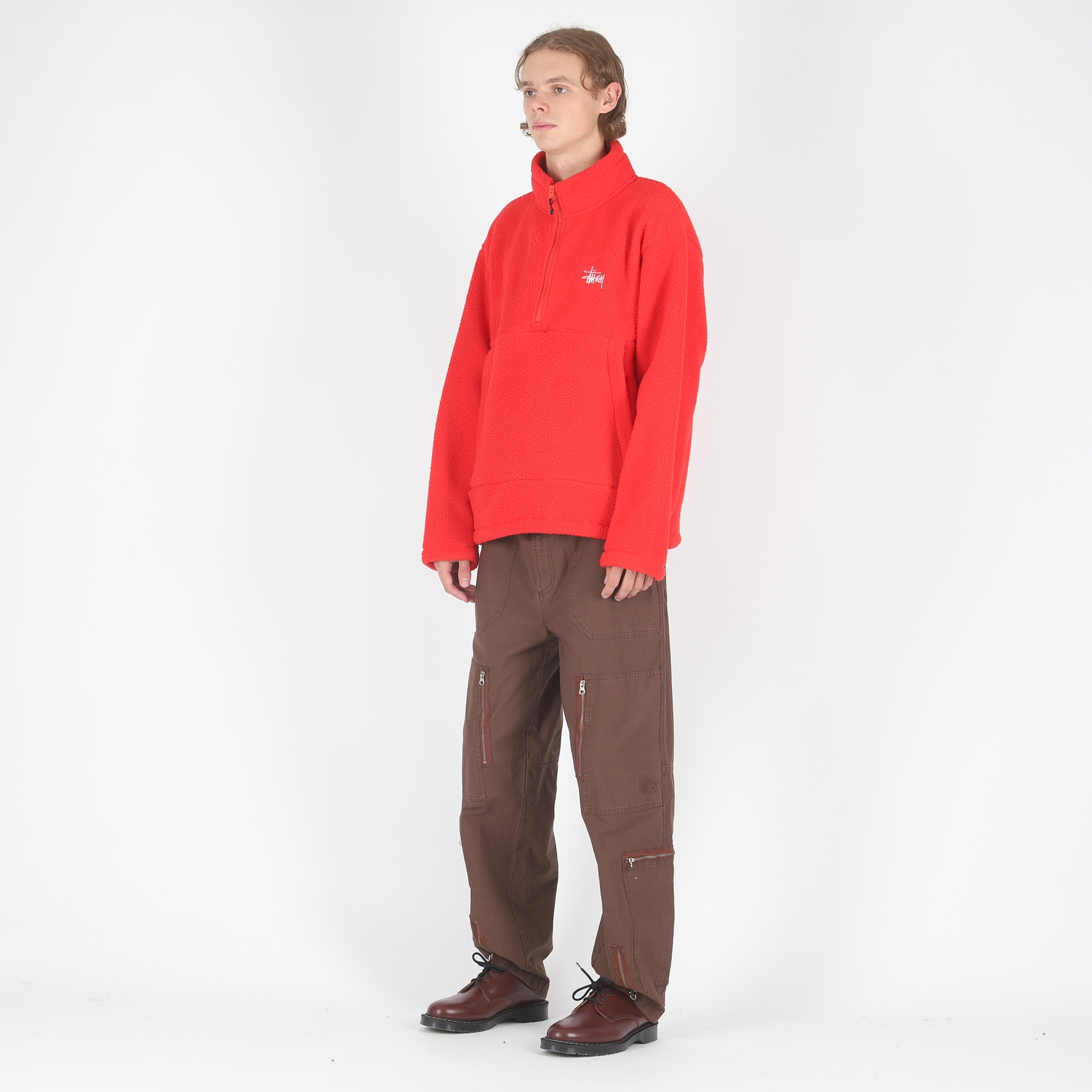HALF ZIP MOCK POLAR FLEECE product photo